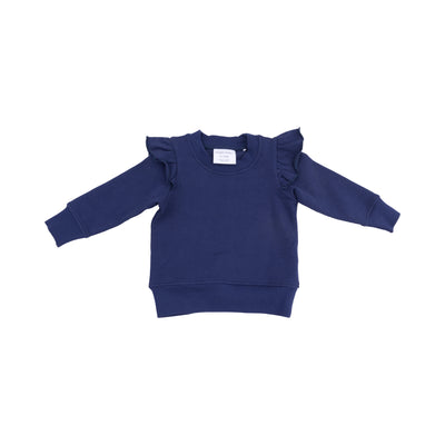 Ruffle Sweatshirt with Leggings - Lobster Bamboo