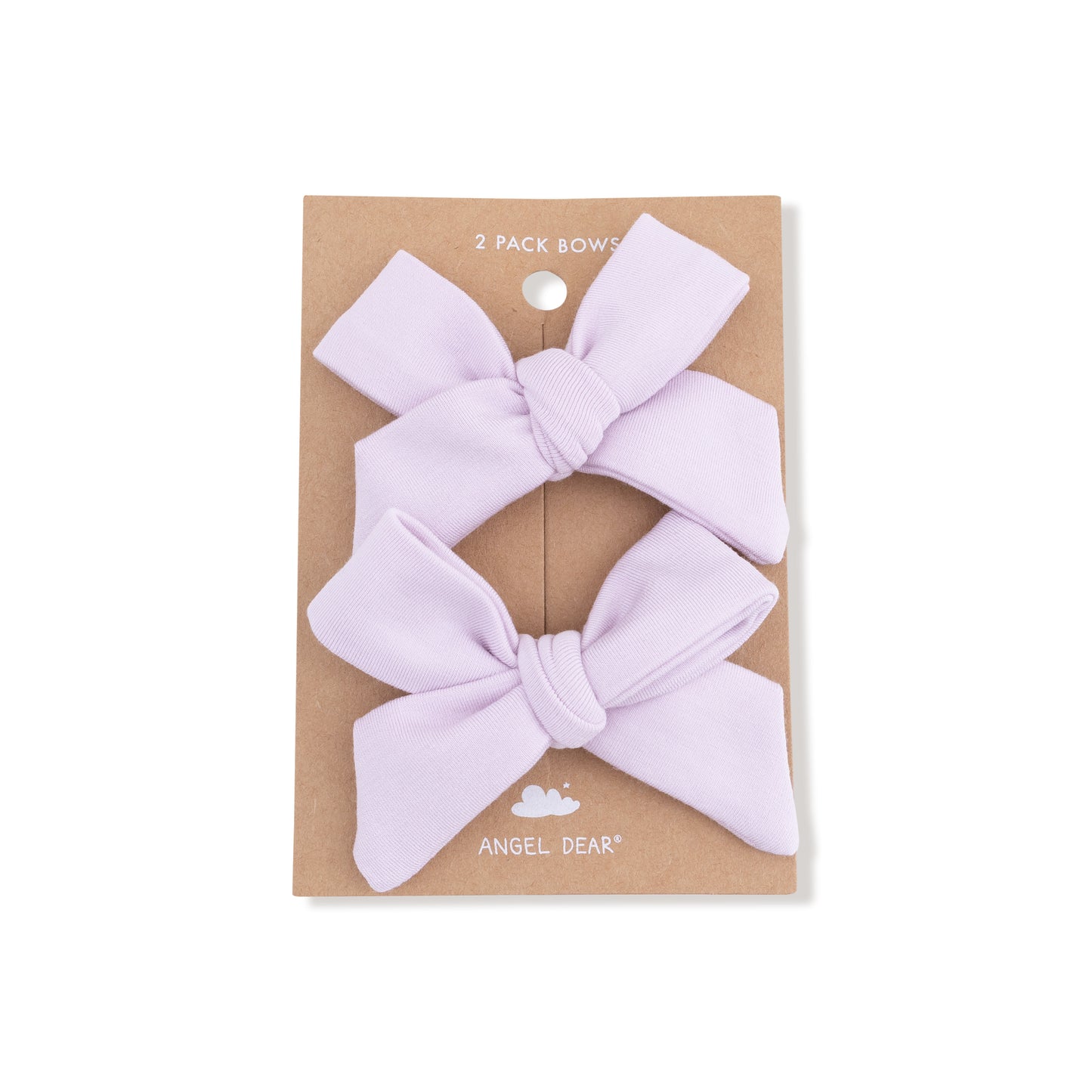 Bow Clips in our  Orchid Hush print from Angel Dear