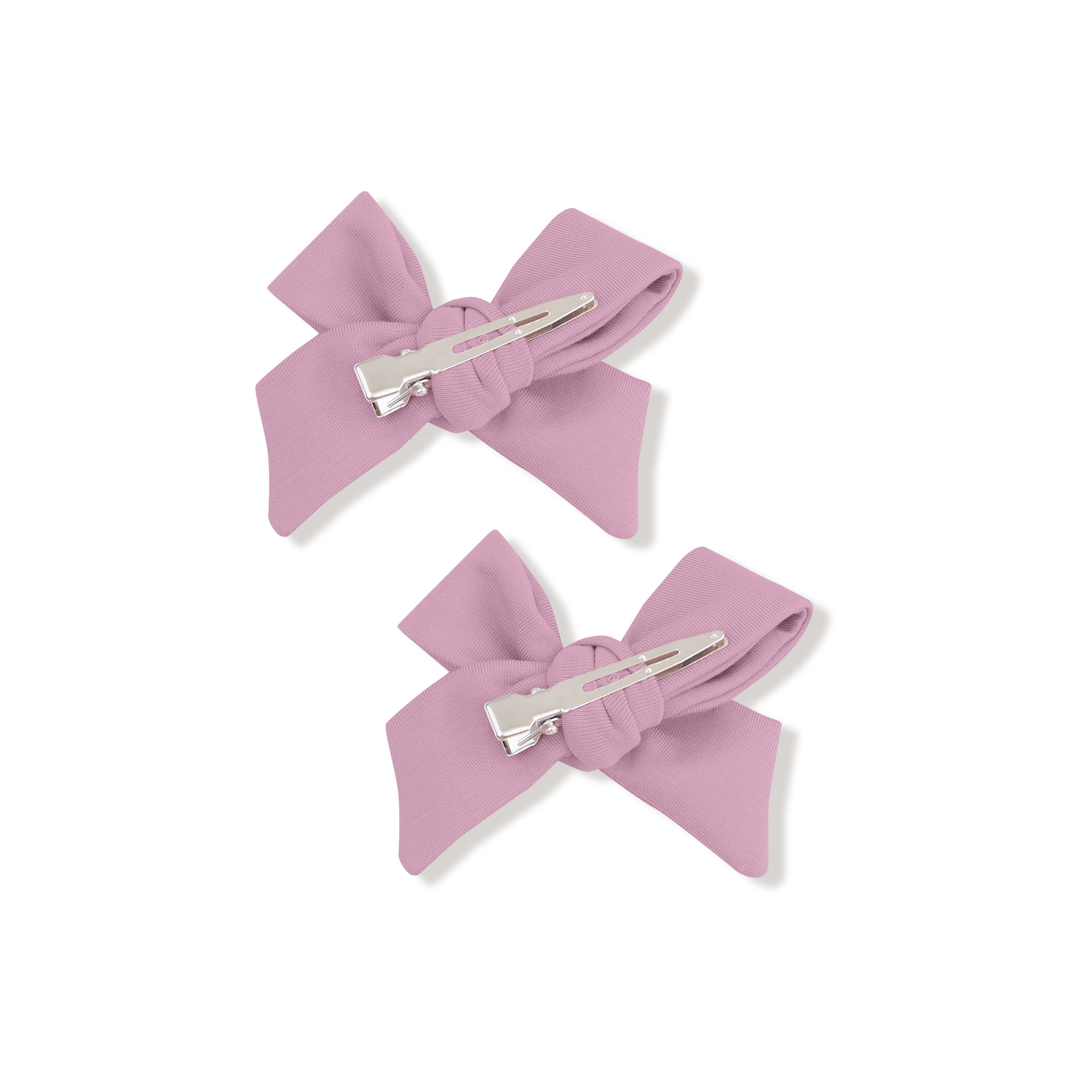 Bow Clips 2 Pack in our Cameo Pink print from Angel Dear