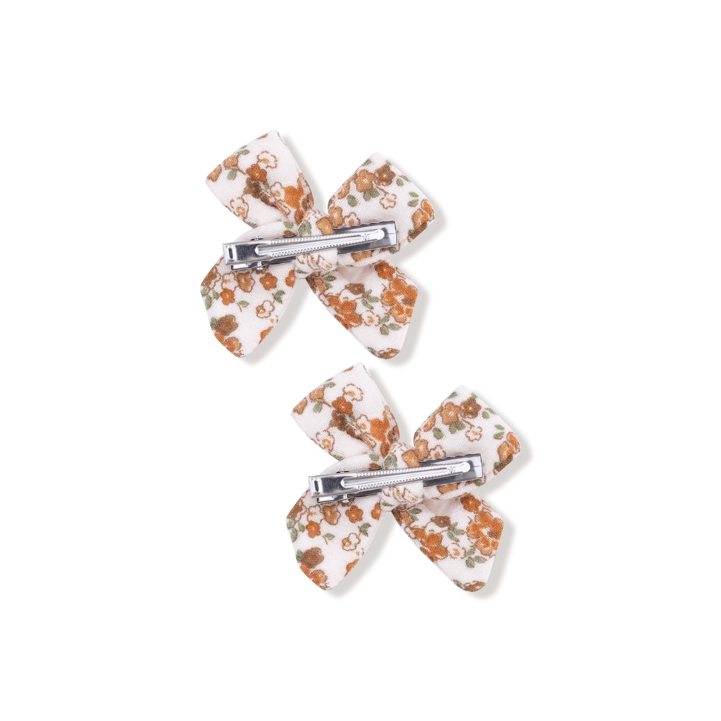 Bow Clips in our  Prairie Calico print from Angel Dear