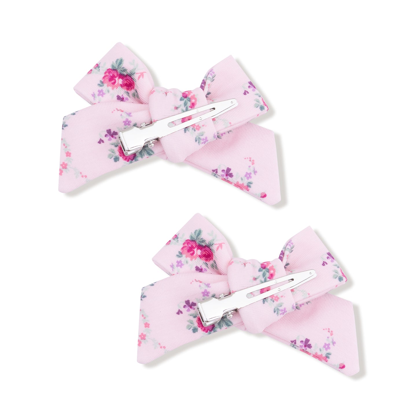 Bow Clips in our  Rose Garden Trellis print from Angel Dear
