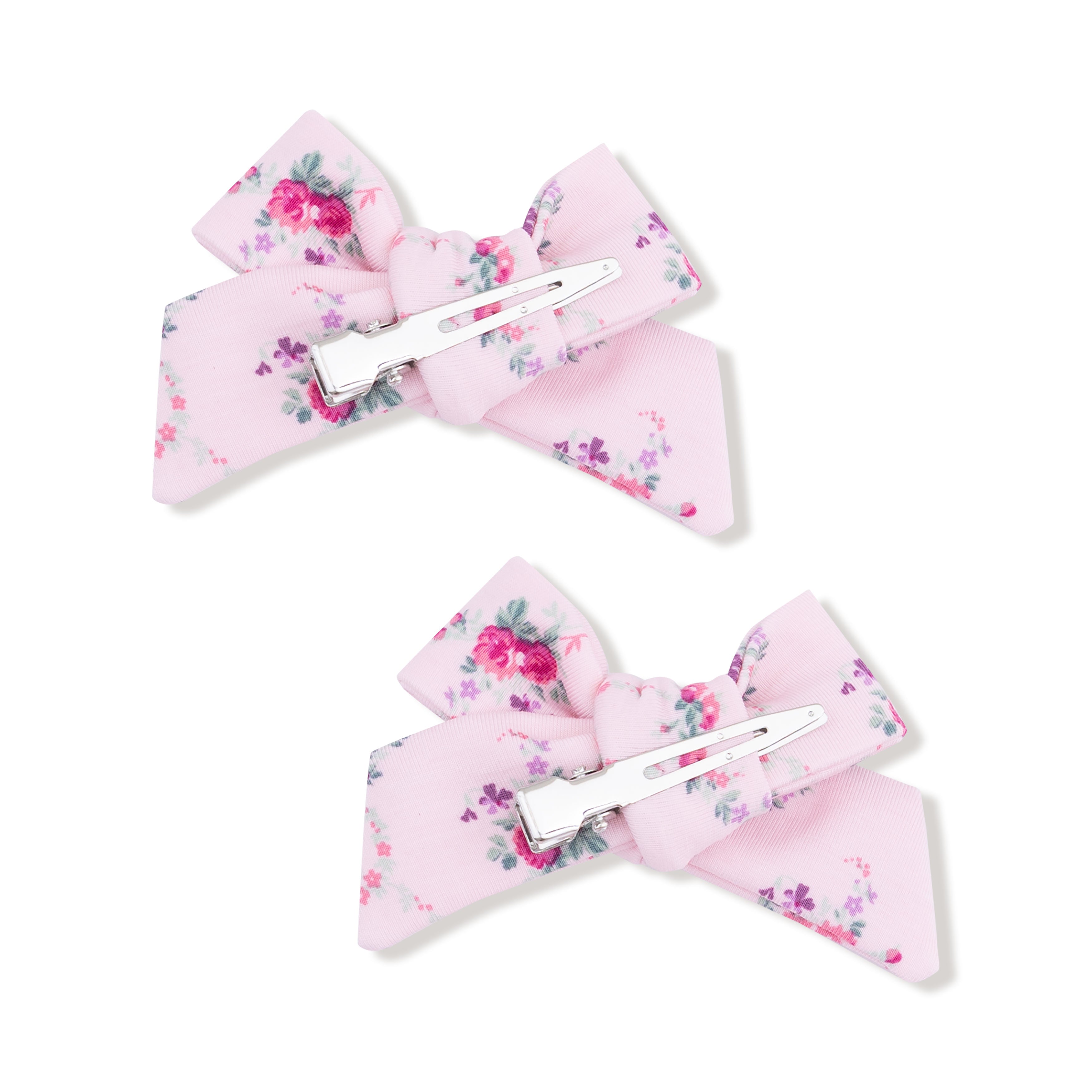 Bow Clips in our  Rose Garden Trellis print from Angel Dear