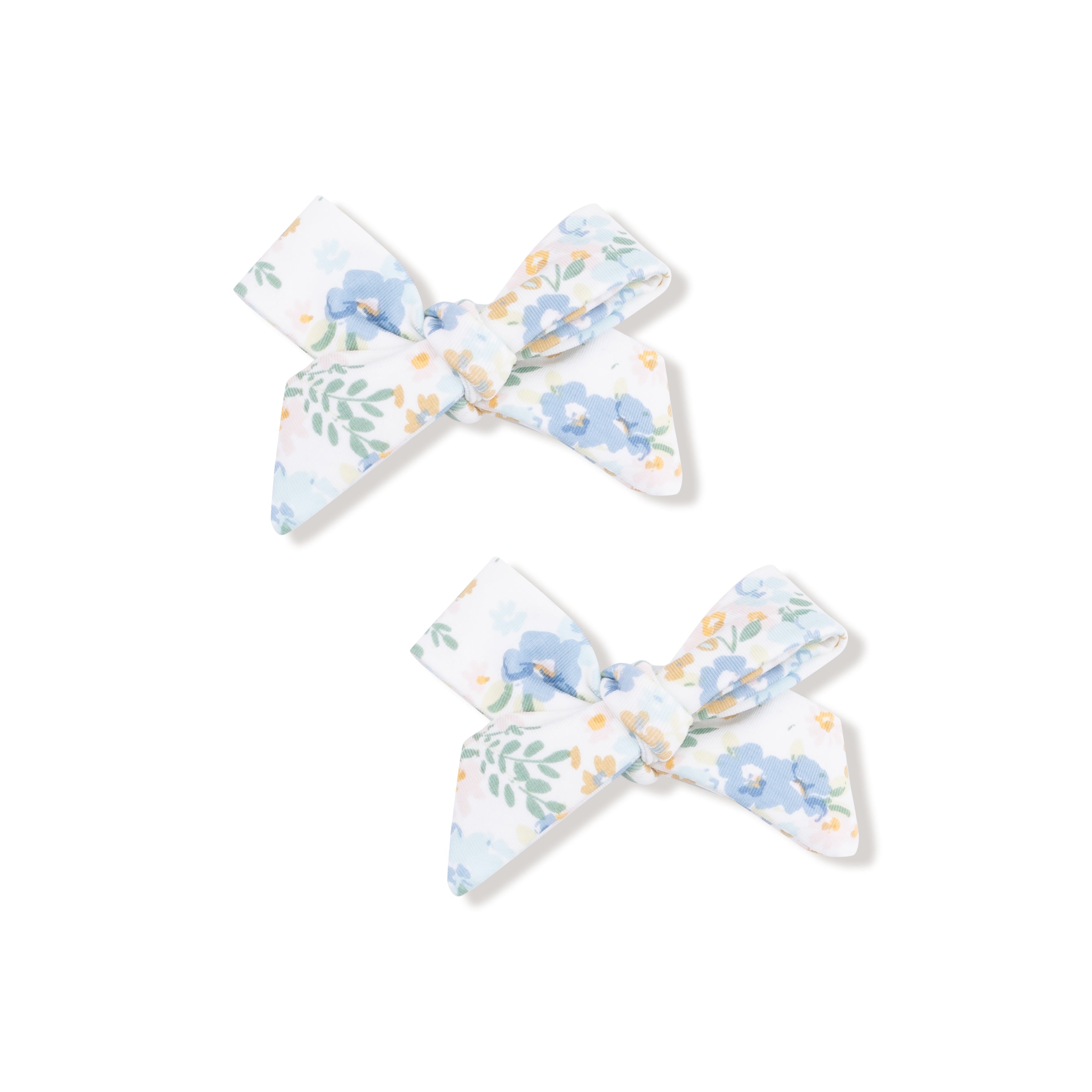 Bow Clips in our  Sweet Rose Calico print from Angel Dear