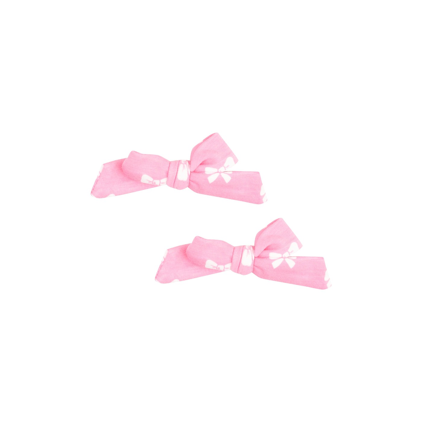 2 Pack Hair Bow with Clip - Pink Bows