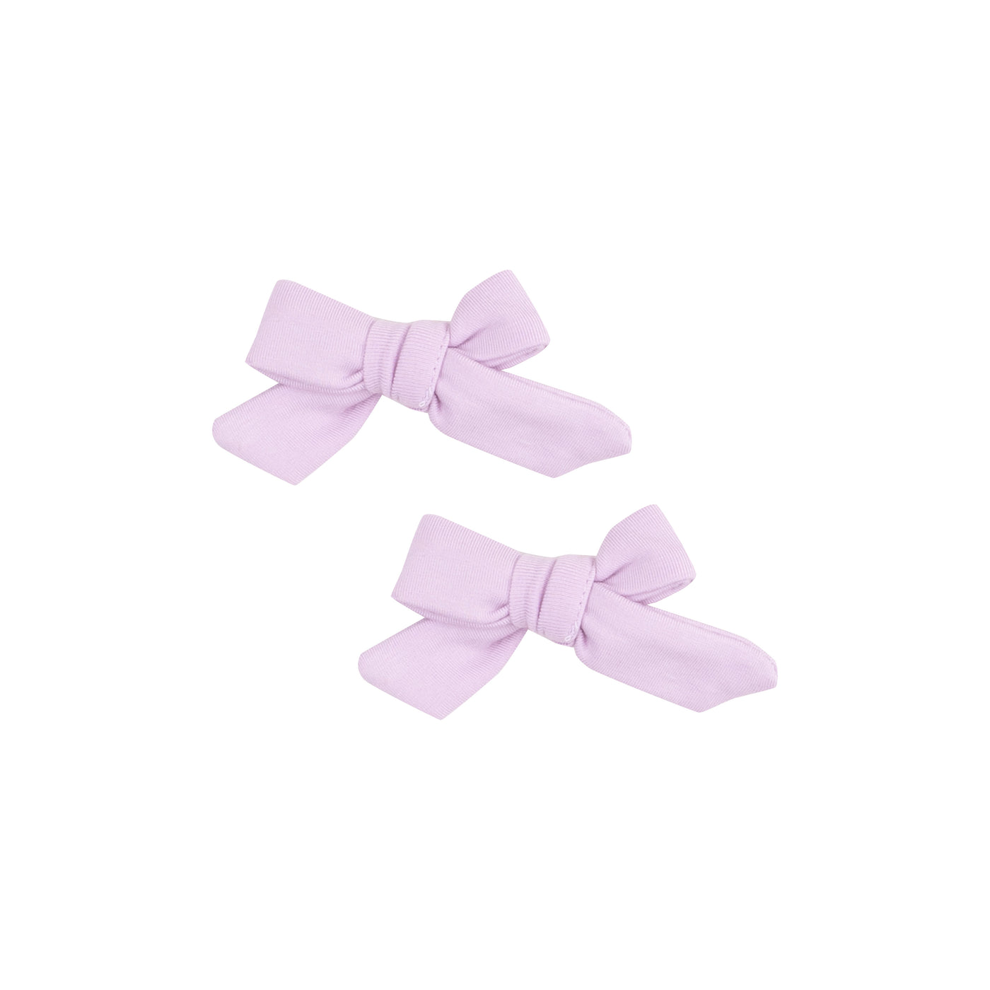 2 Pack Hair Bow with Clip - Solid Winsome Orchid