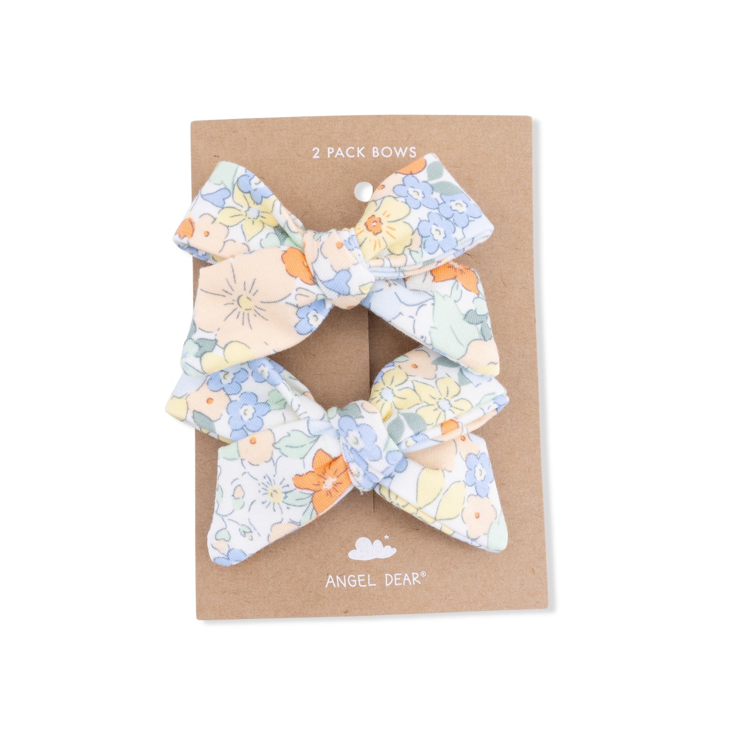 Georgia Floral - 2 Pack Bow Clips-Angel Dear