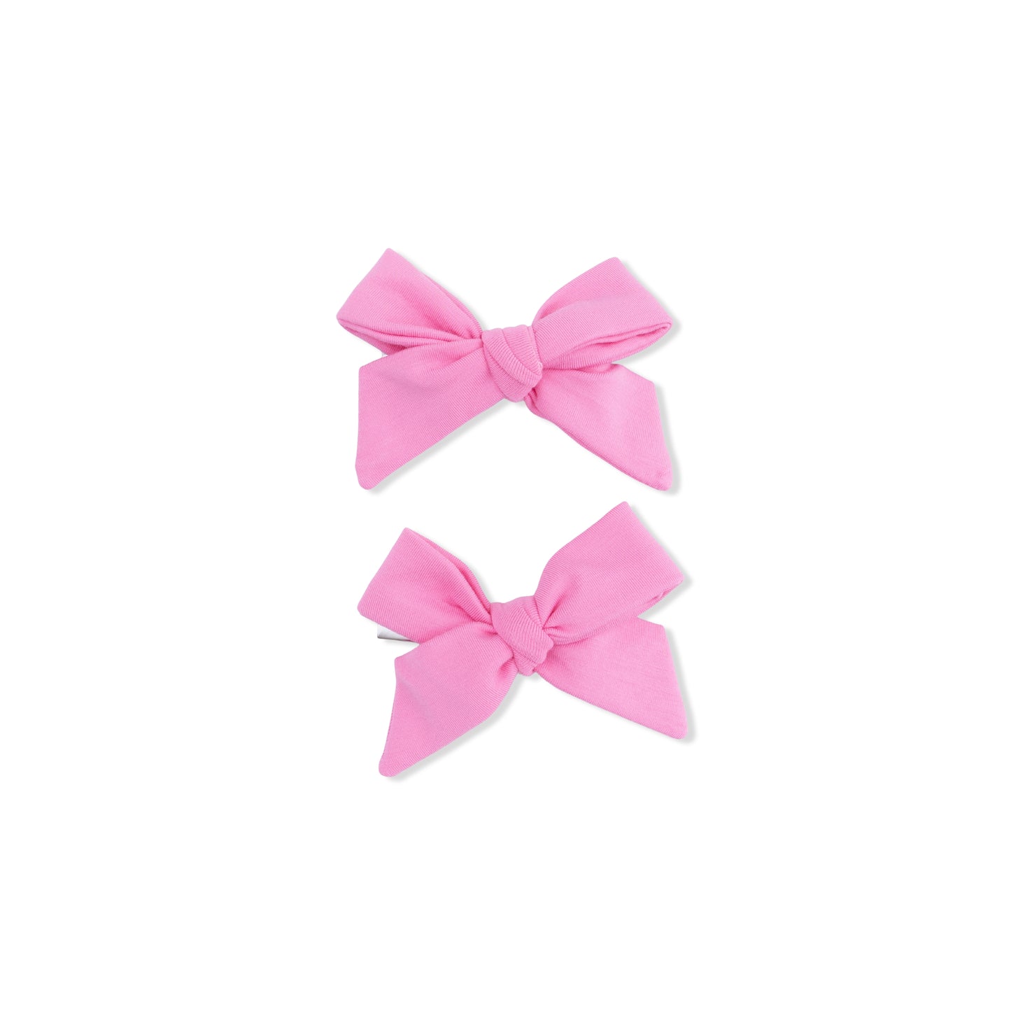 Solid Pink Drink - 2 Pack Bow Clips-Angel Dear