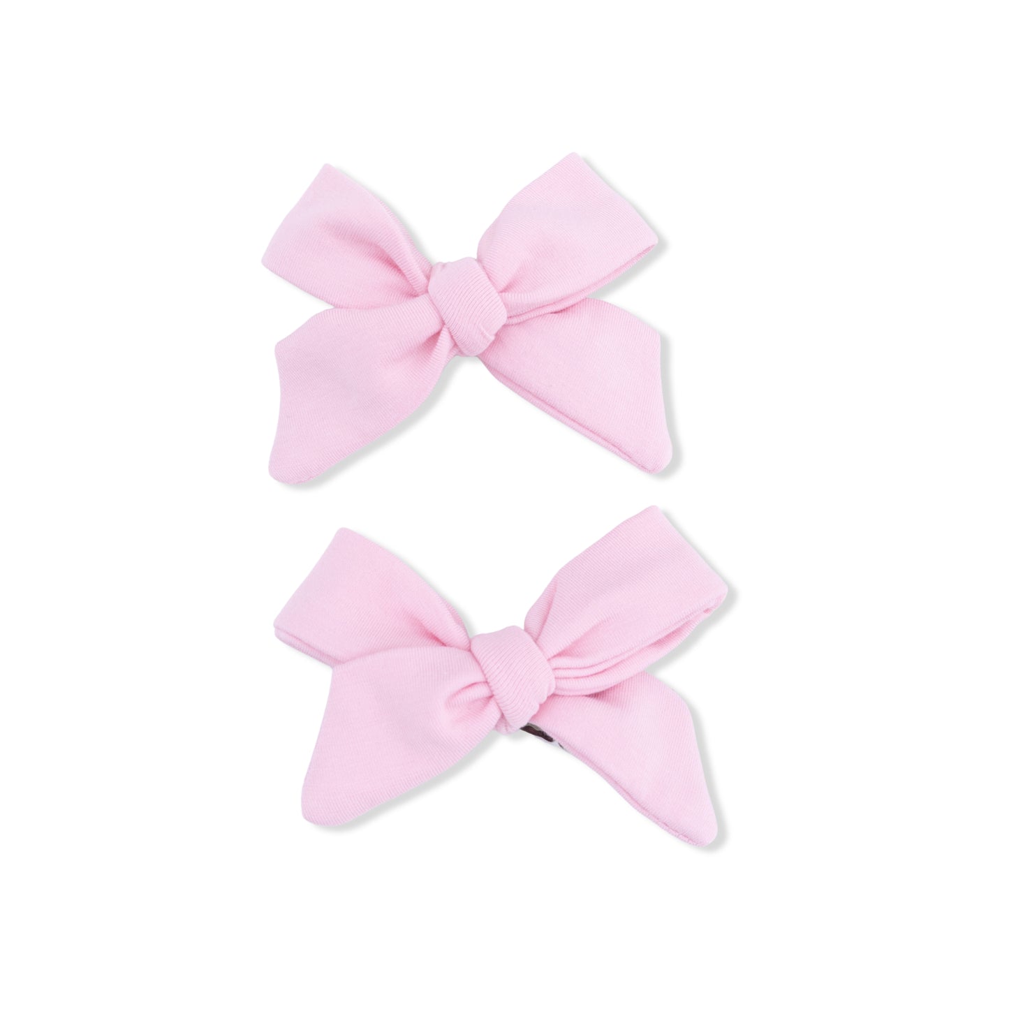 Solid Romance Rose  - 2 Pack Bow Clips-Angel Dear