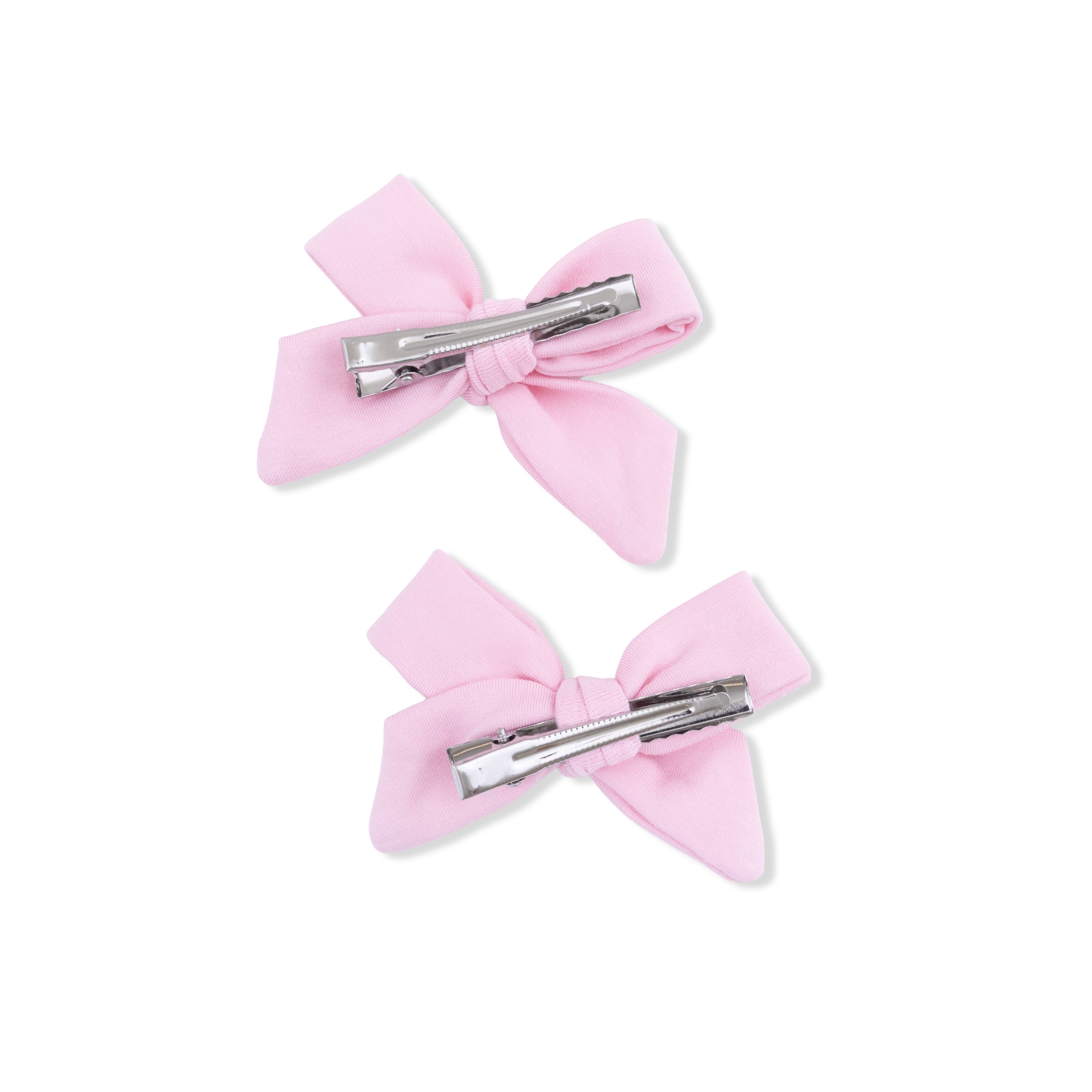 Solid Romance Rose  - 2 Pack Bow Clips-Angel Dear