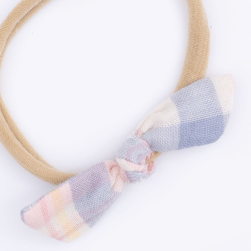 Dusty Plaid - Soft Headband