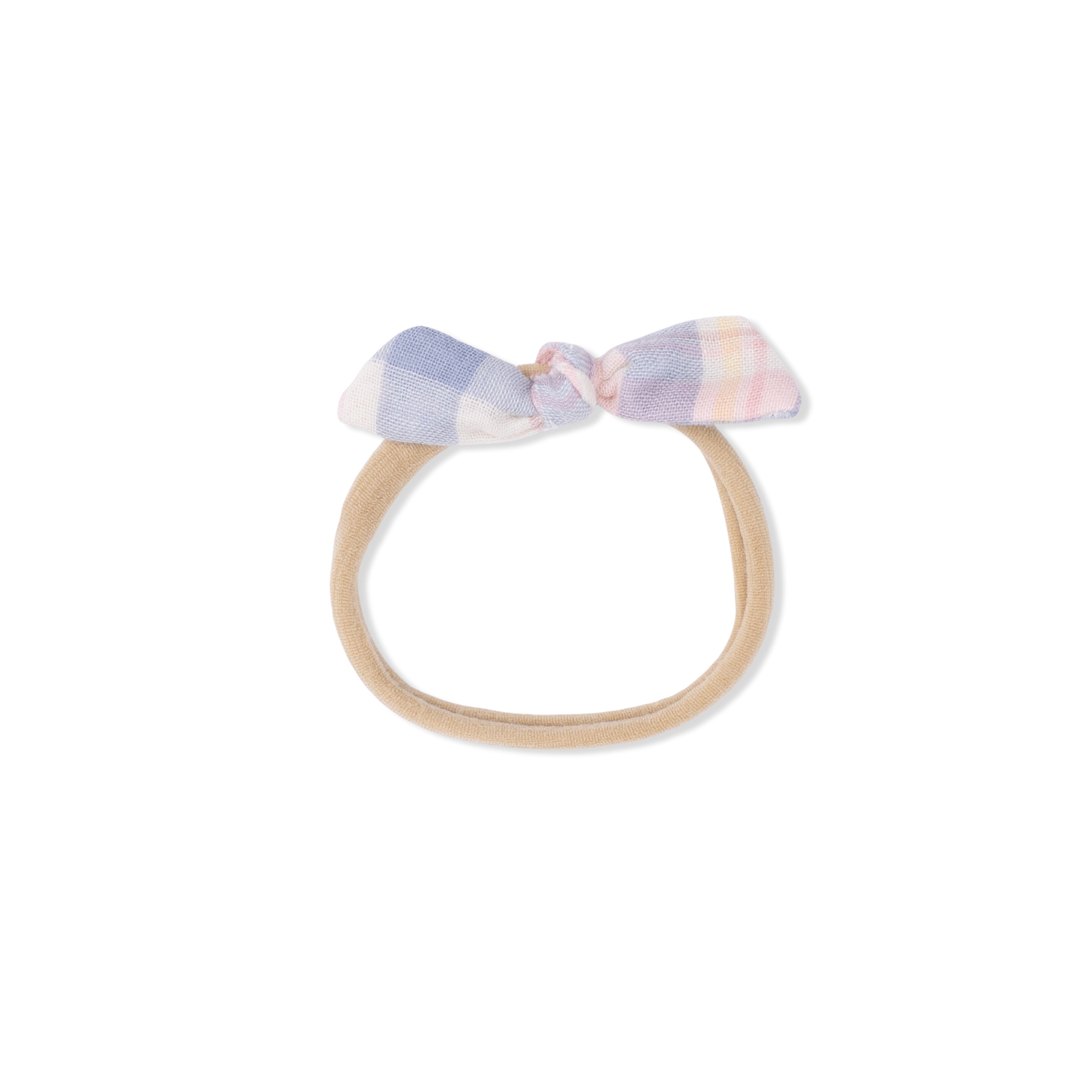 Dusty Plaid - Soft Headband-Angel Dear