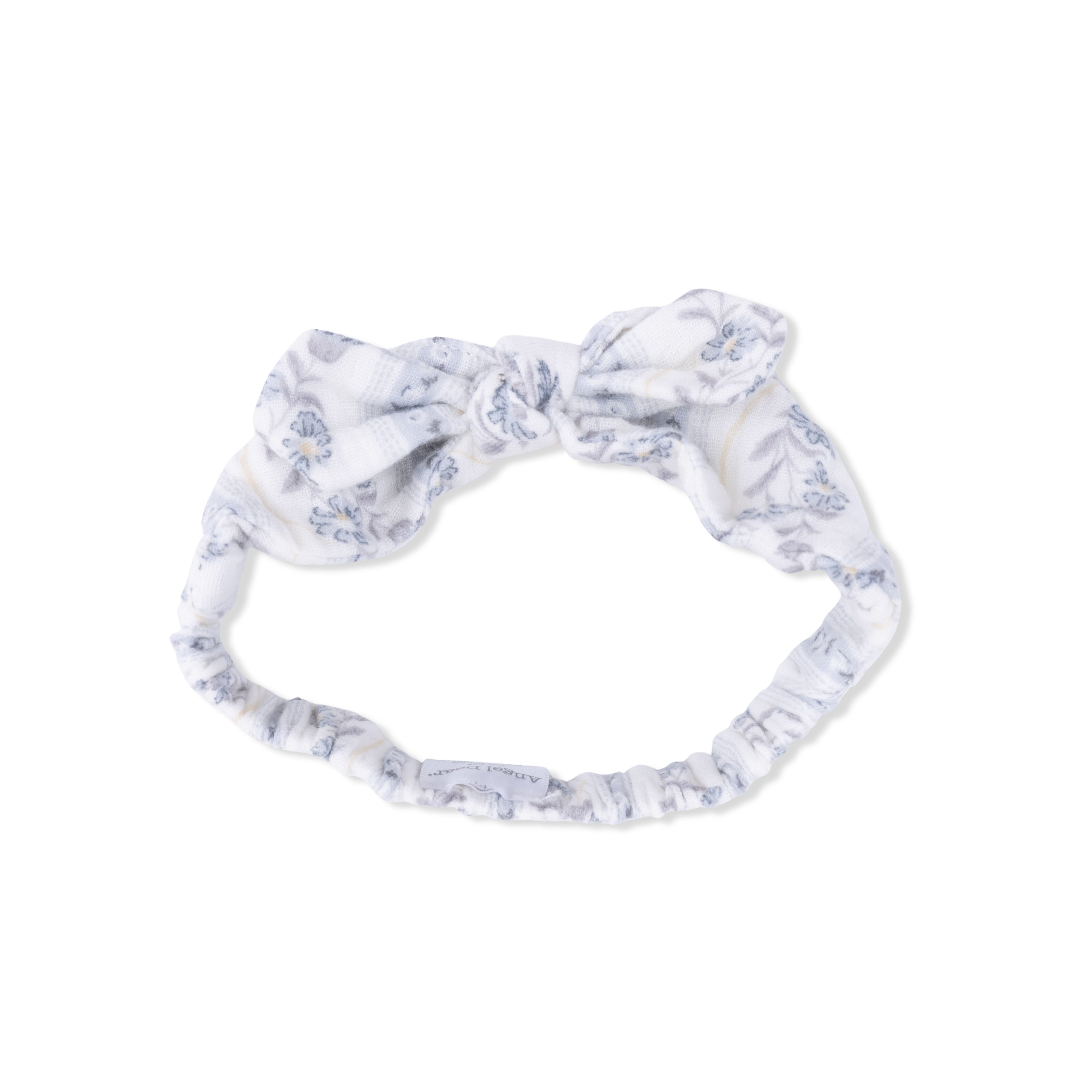 Kimberly Floral Stripe - Knot Headband-Angel Dear