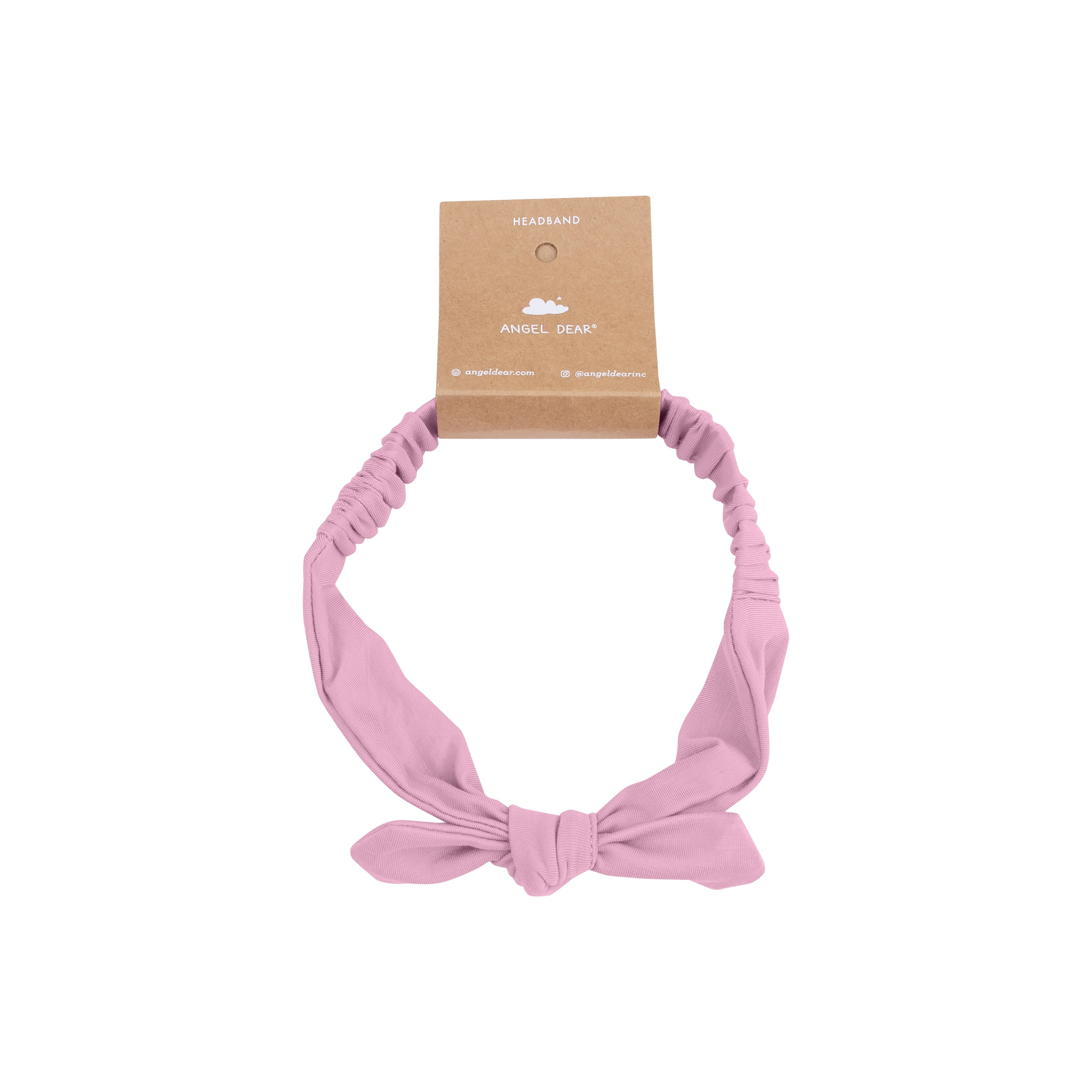 Knot Headband in our Cameo Pink print from Angel Dear