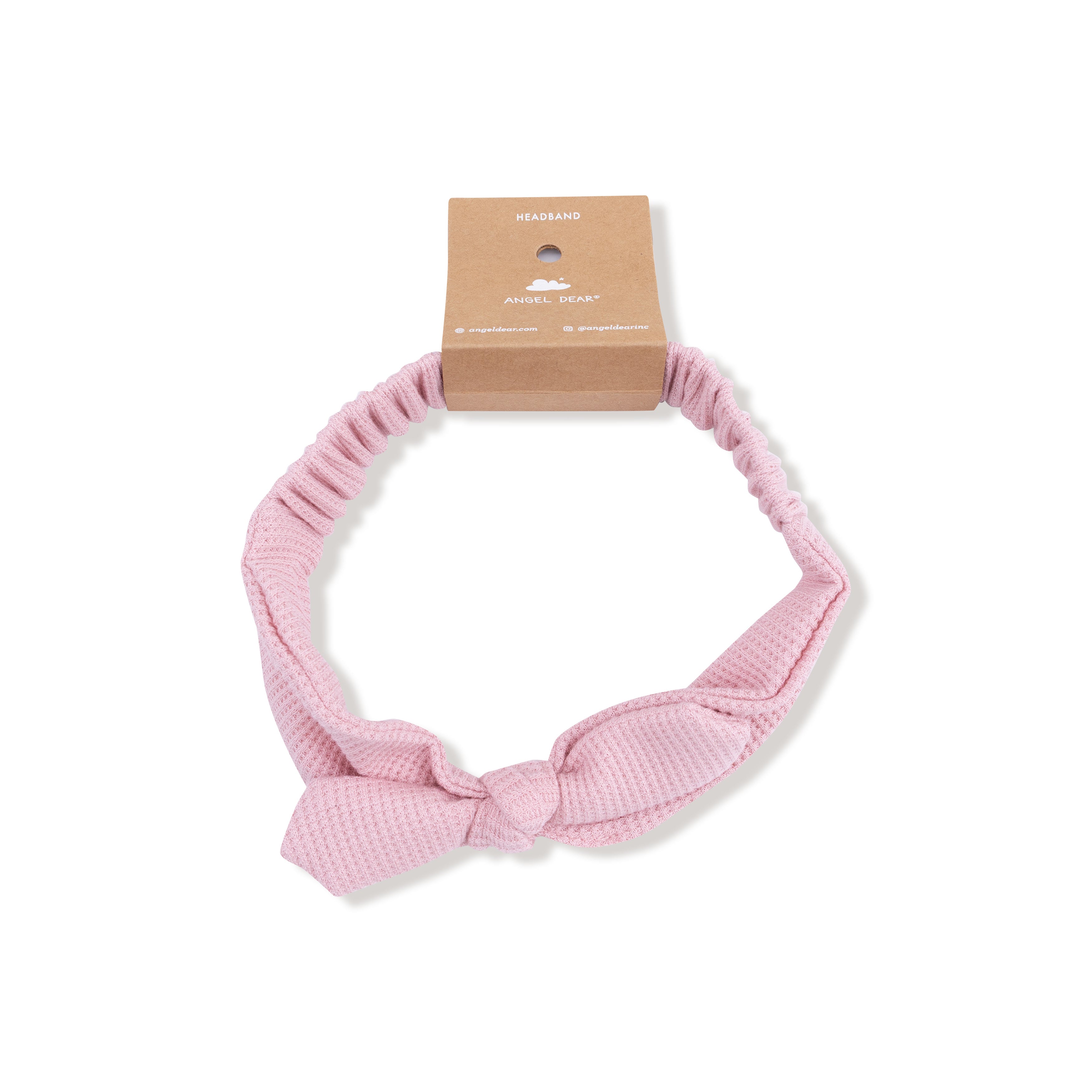 Knot Headband in our Cameo Pink print from Angel Dear
