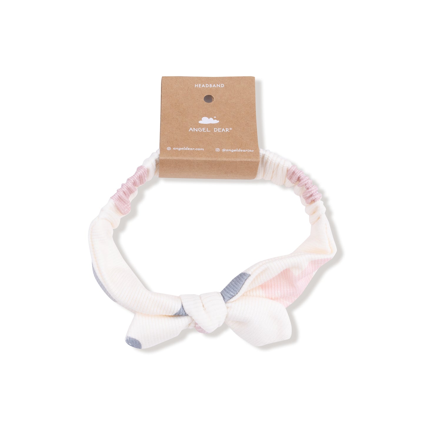 Knot Headband in our  Hearts print from Angel Dear