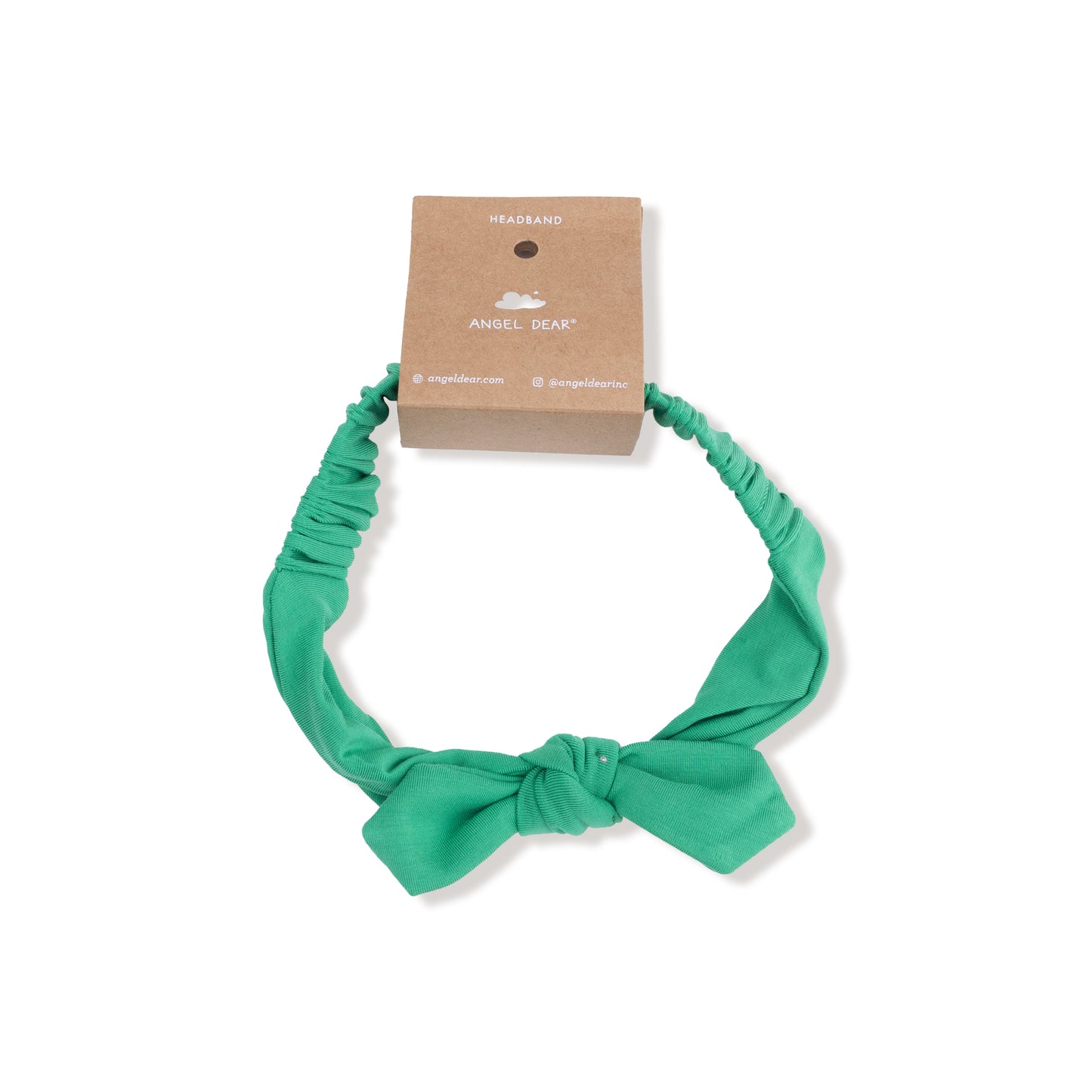 Knot Headband in our Kelley Green print from Angel Dear