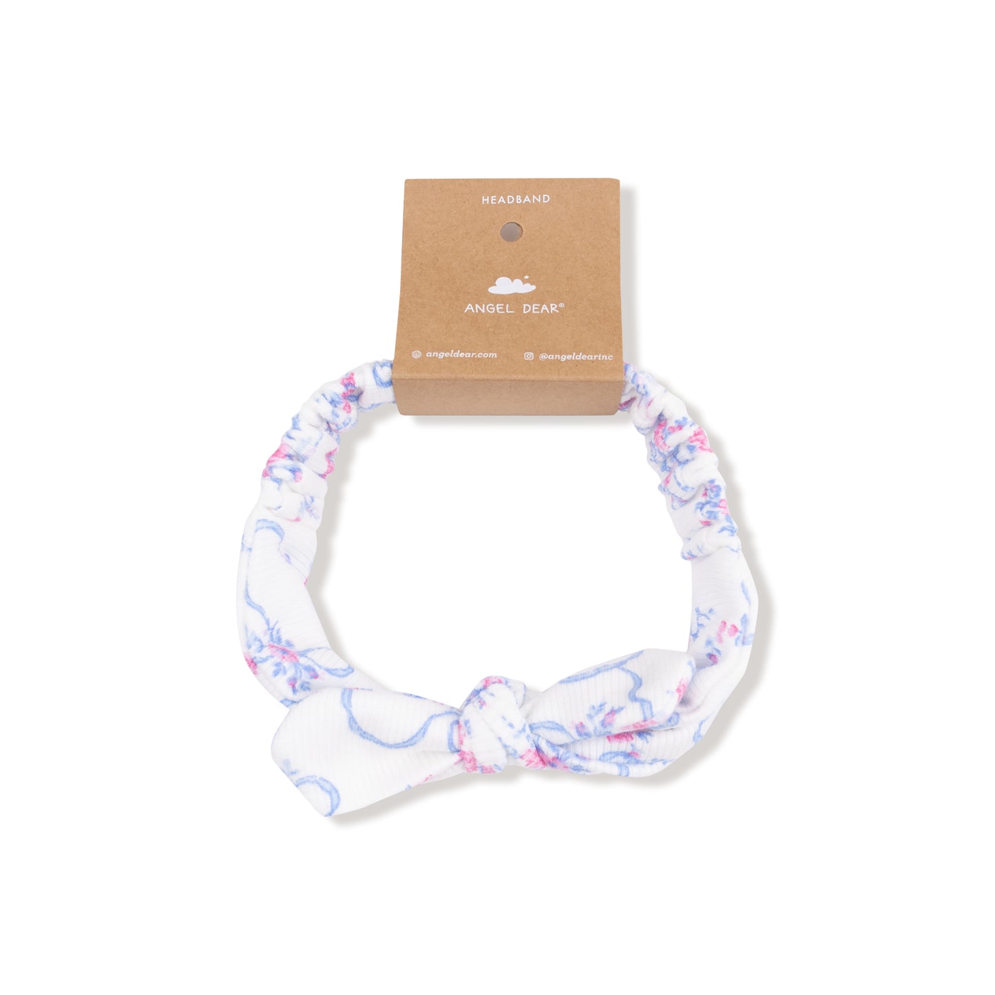 Knot Headband in our  Ribbon Floral Fling print from Angel Dear
