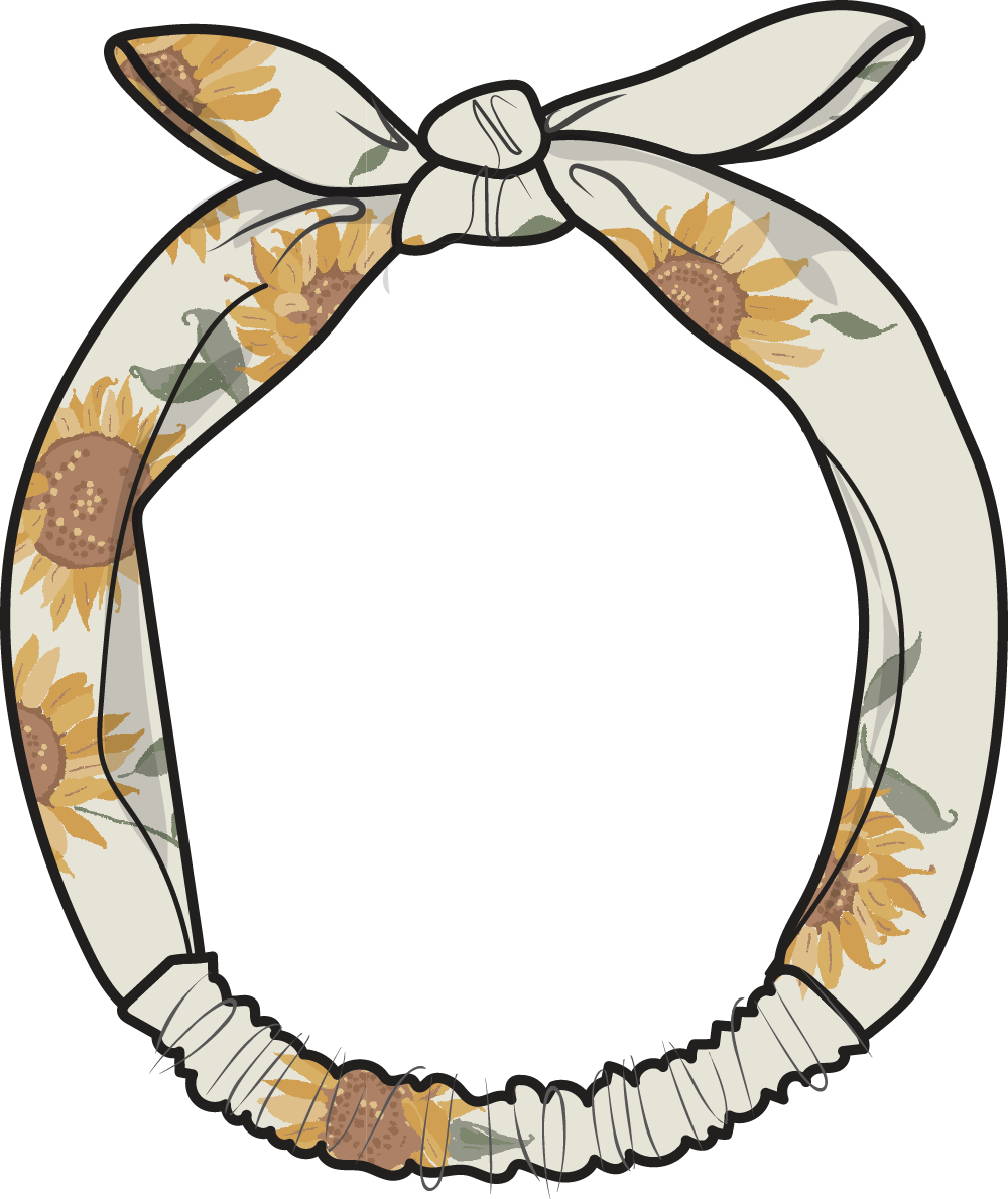 Baby Sunflower - Knot Headband