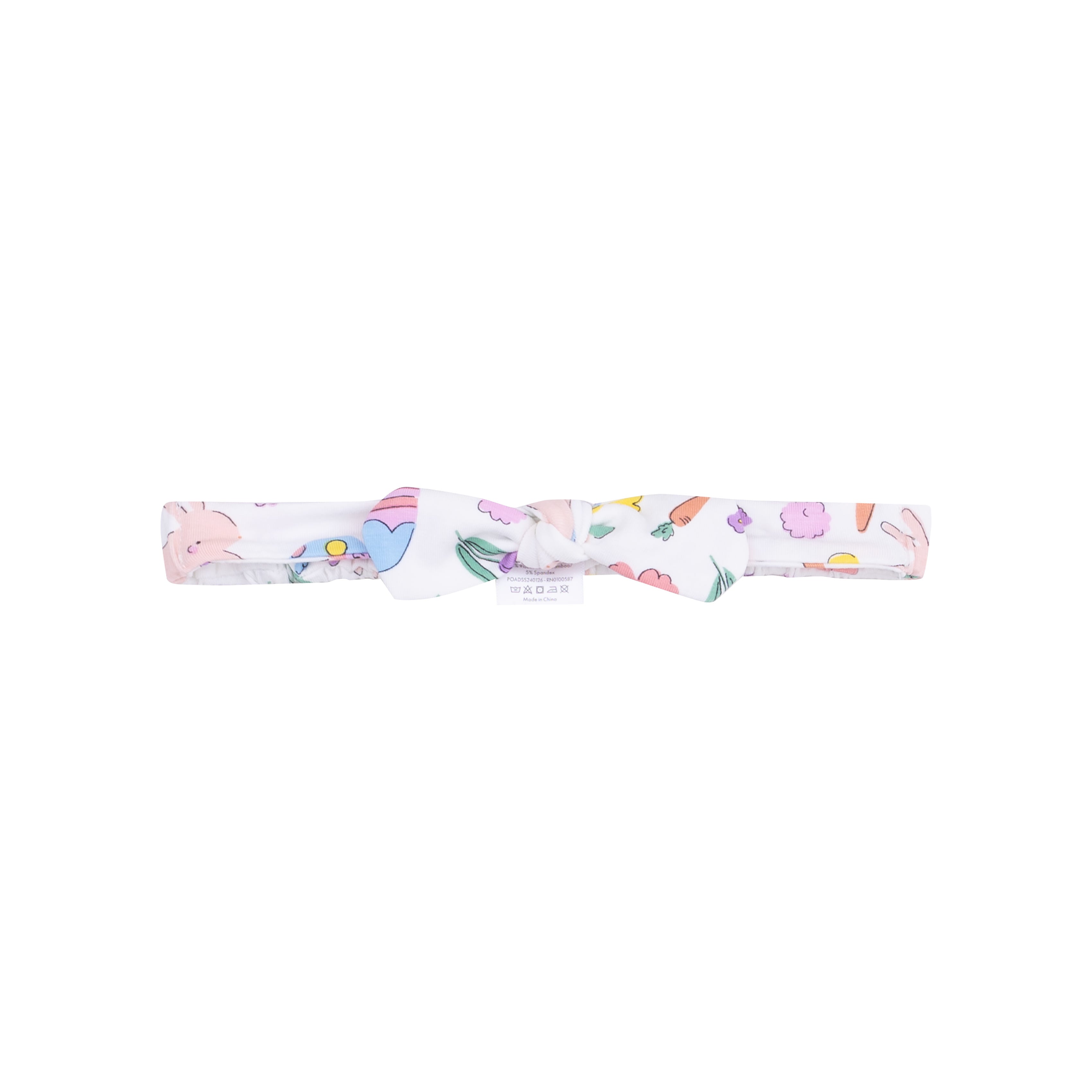 Knot Headband - Easter Bunnies Pink-Angel Dear