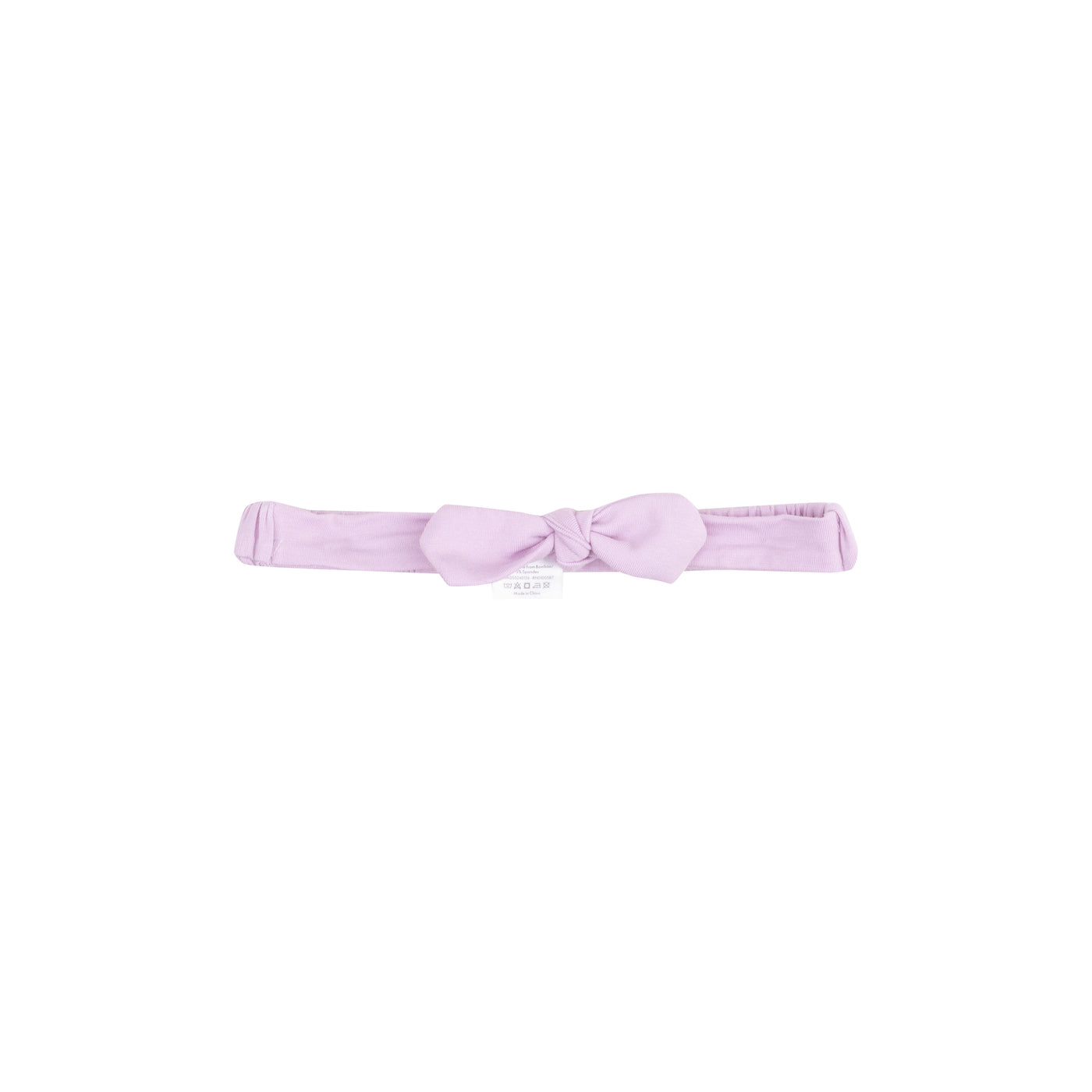 Bow with Nylon Headband - Solid Winsome Orchid