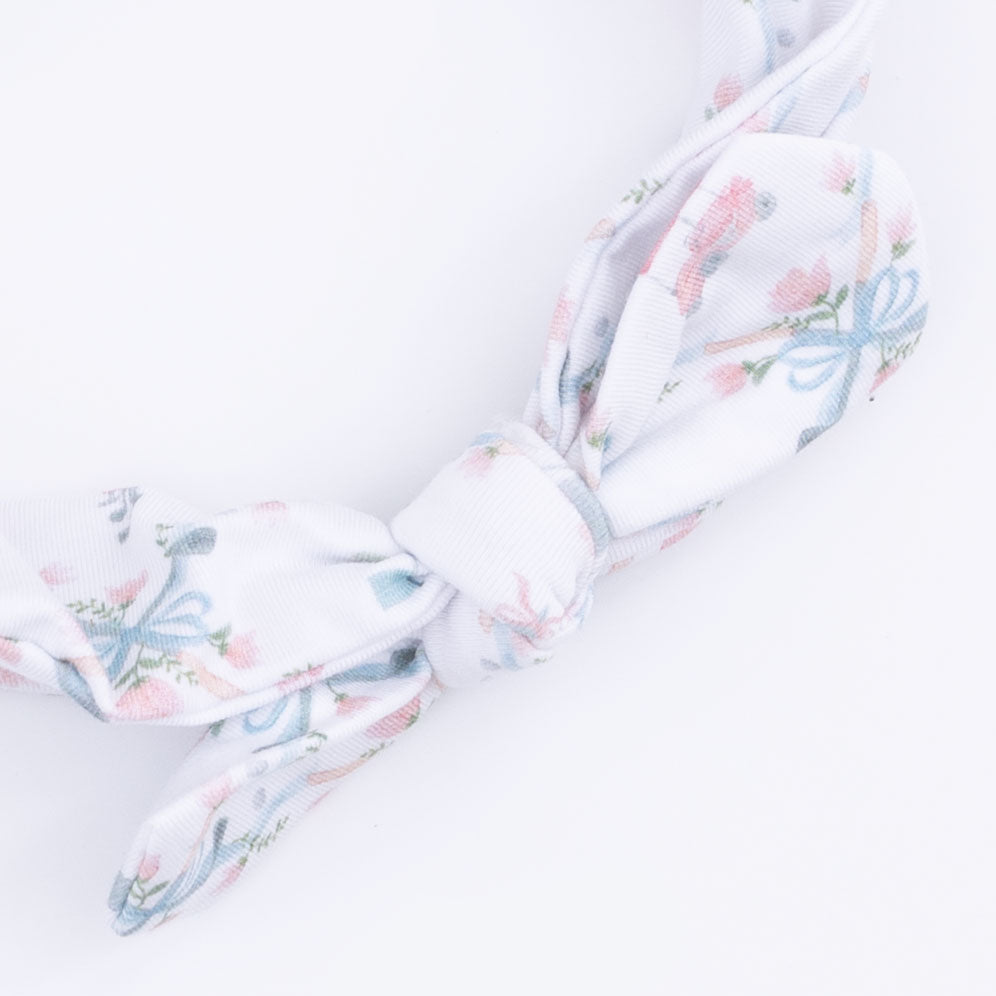Golf Trellis Pink - Knot Headband-Angel Dear