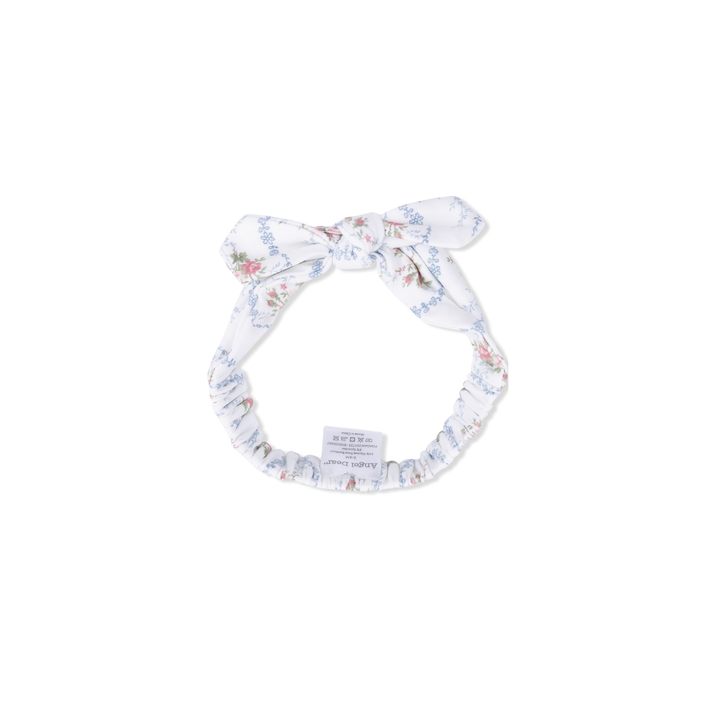 Heirloom Rose Stripe - Knot Headband-Angel Dear