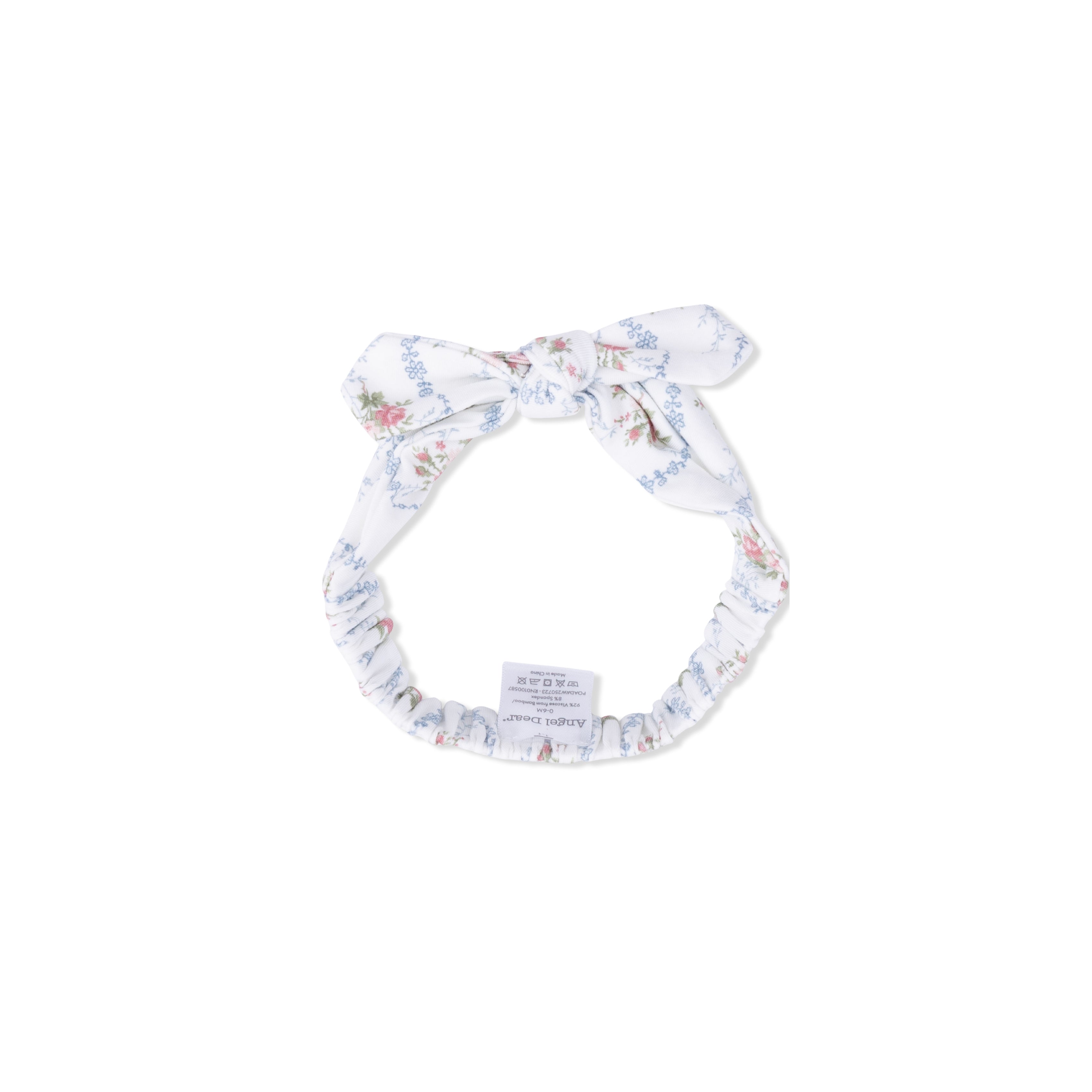 Heirloom Rose Stripe - Knot Headband-Angel Dear