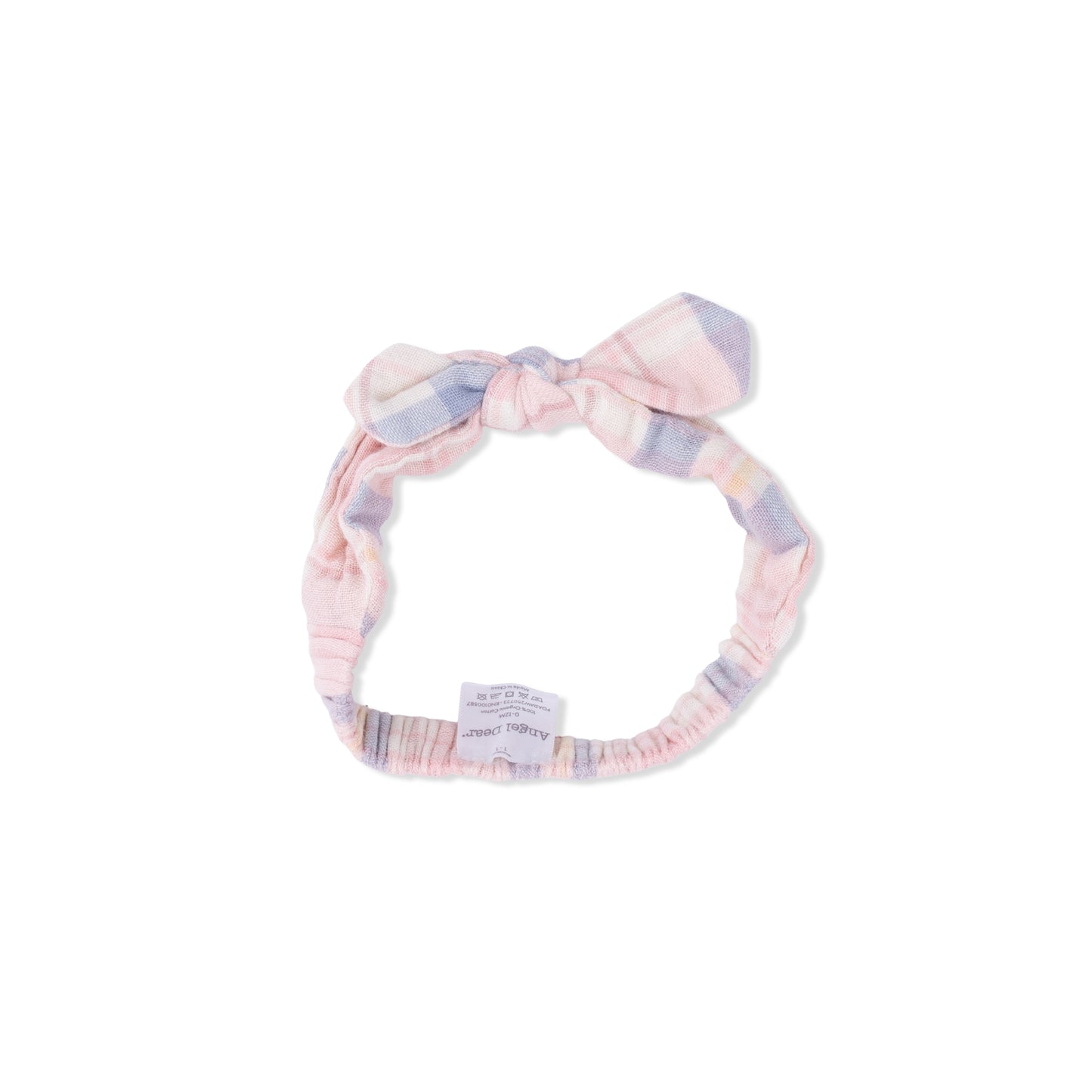 Dusty Plaid - Knot Headband-Angel Dear