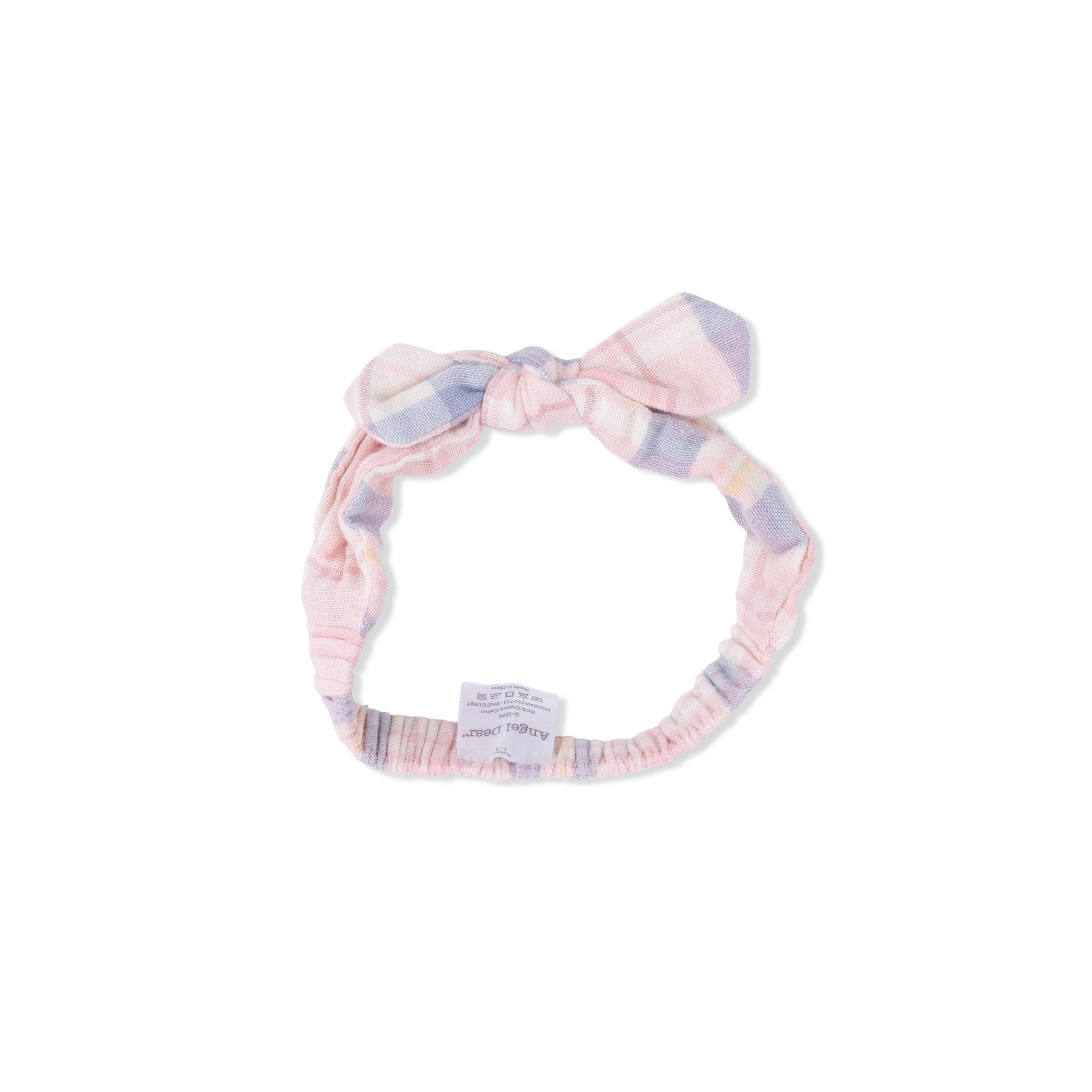 Dusty Plaid - Knot Headband-Angel Dear