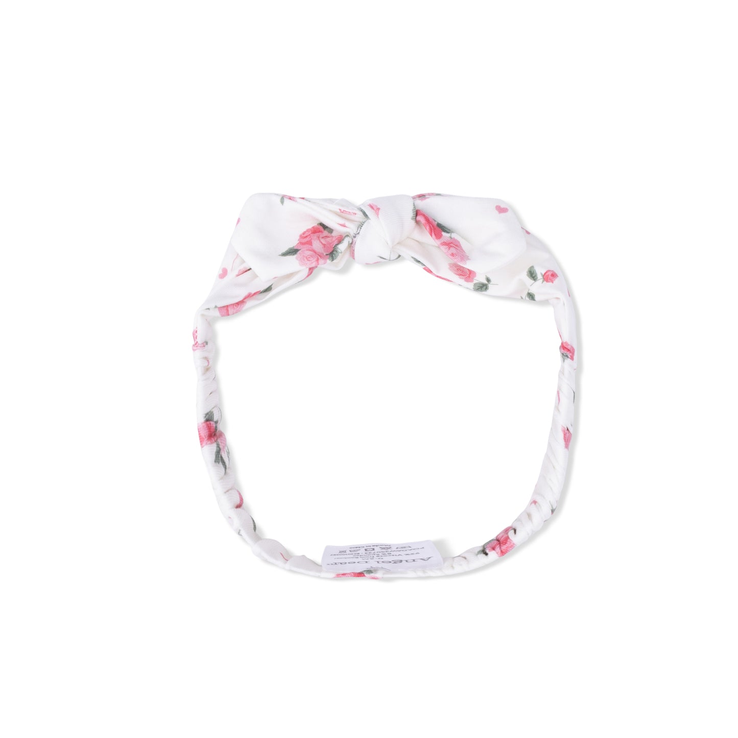Pink Rosettes - Knot Headband