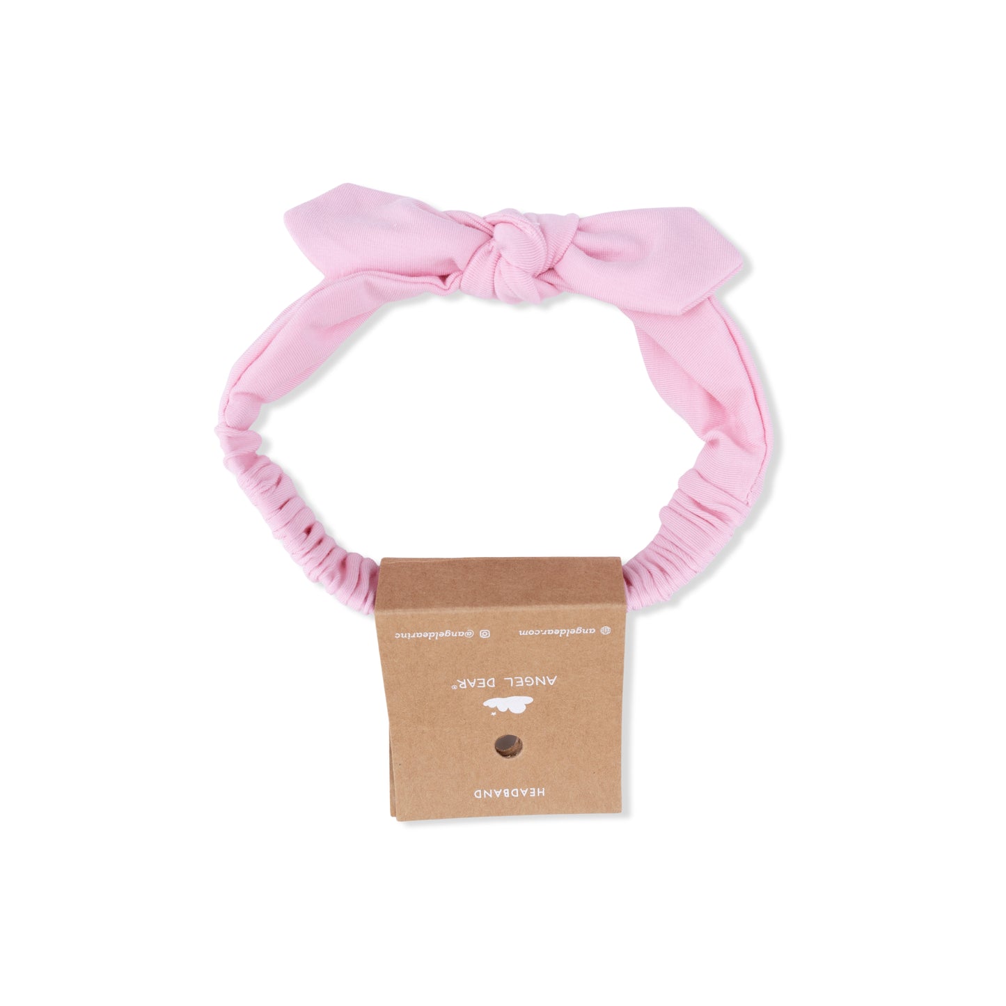Solid Romance Rose  - Knot Headband-Angel Dear