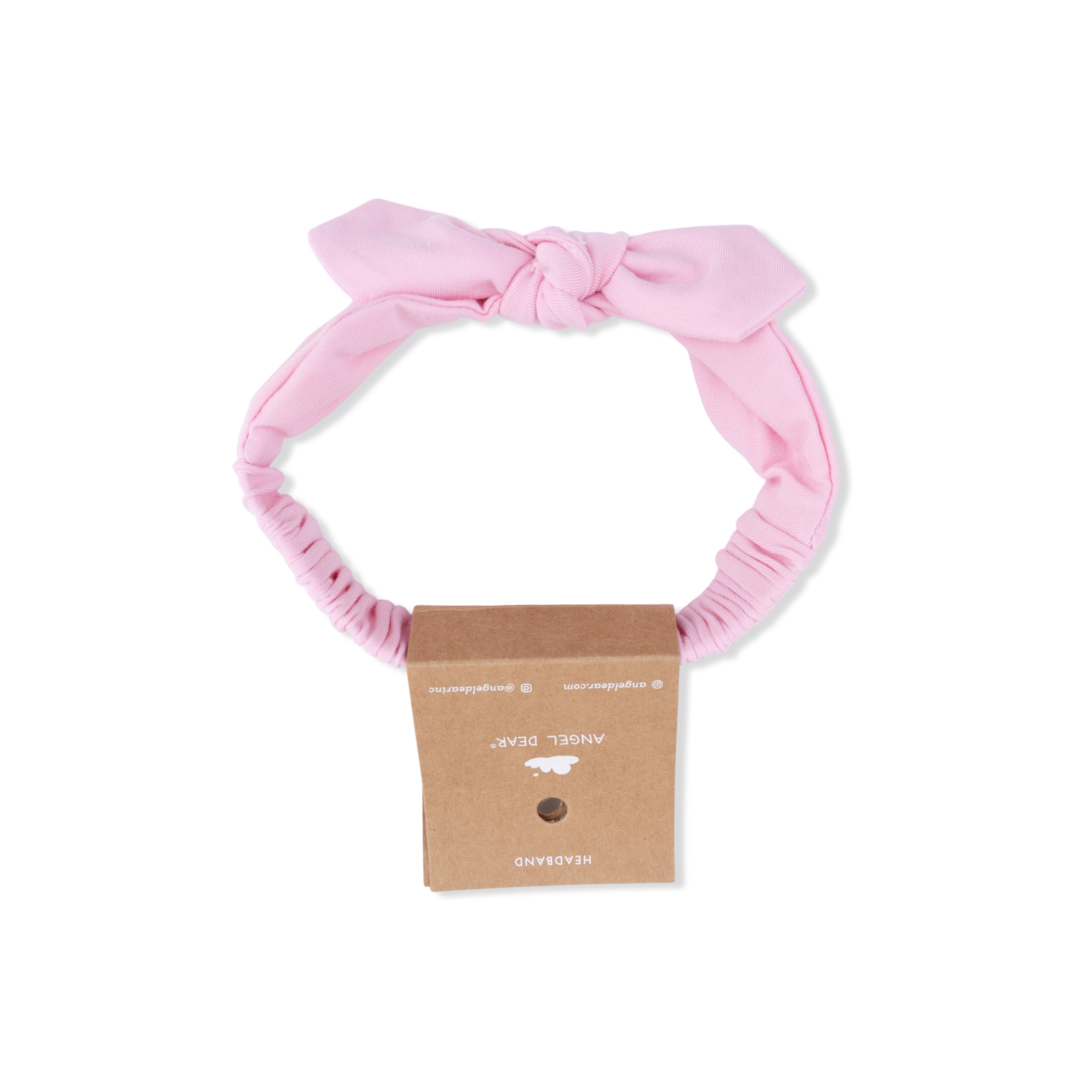 Solid Romance Rose  - Knot Headband-Angel Dear