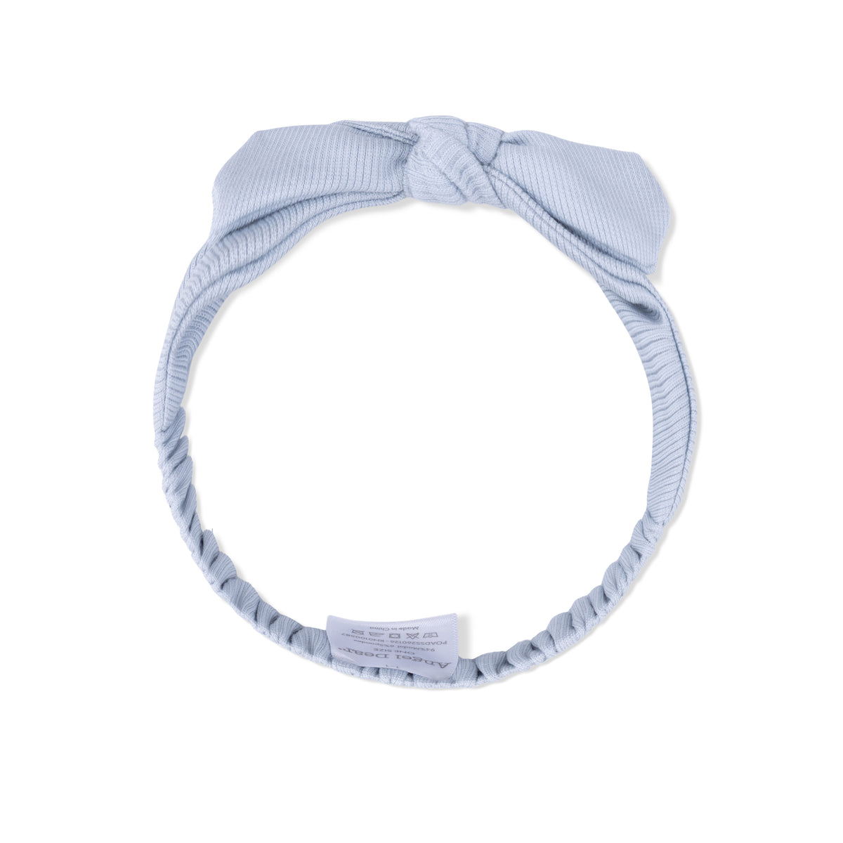 Solid Niagara Mist Rib - Knot Headband