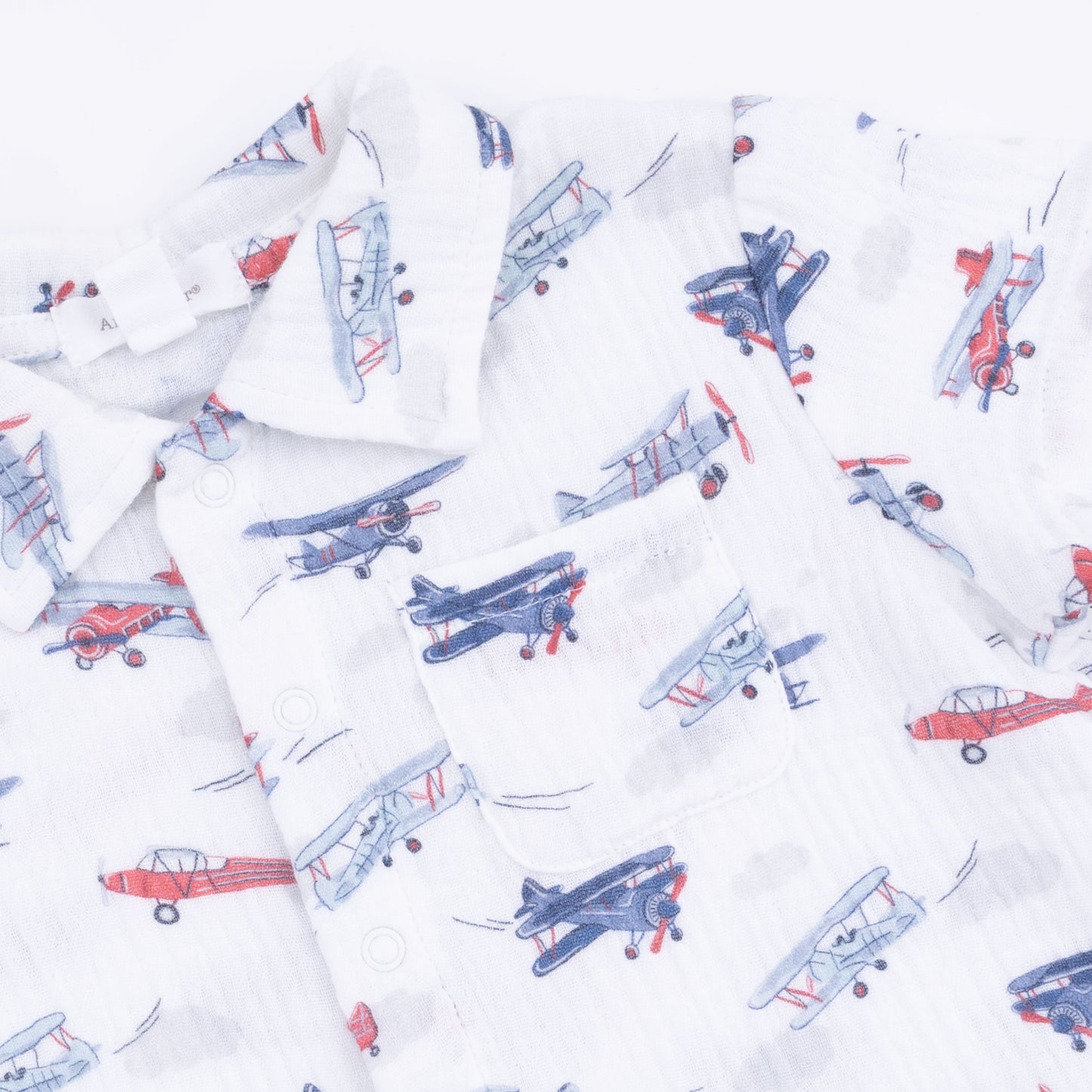 Vintage Planes - Polo Button Up with Everyday Short
