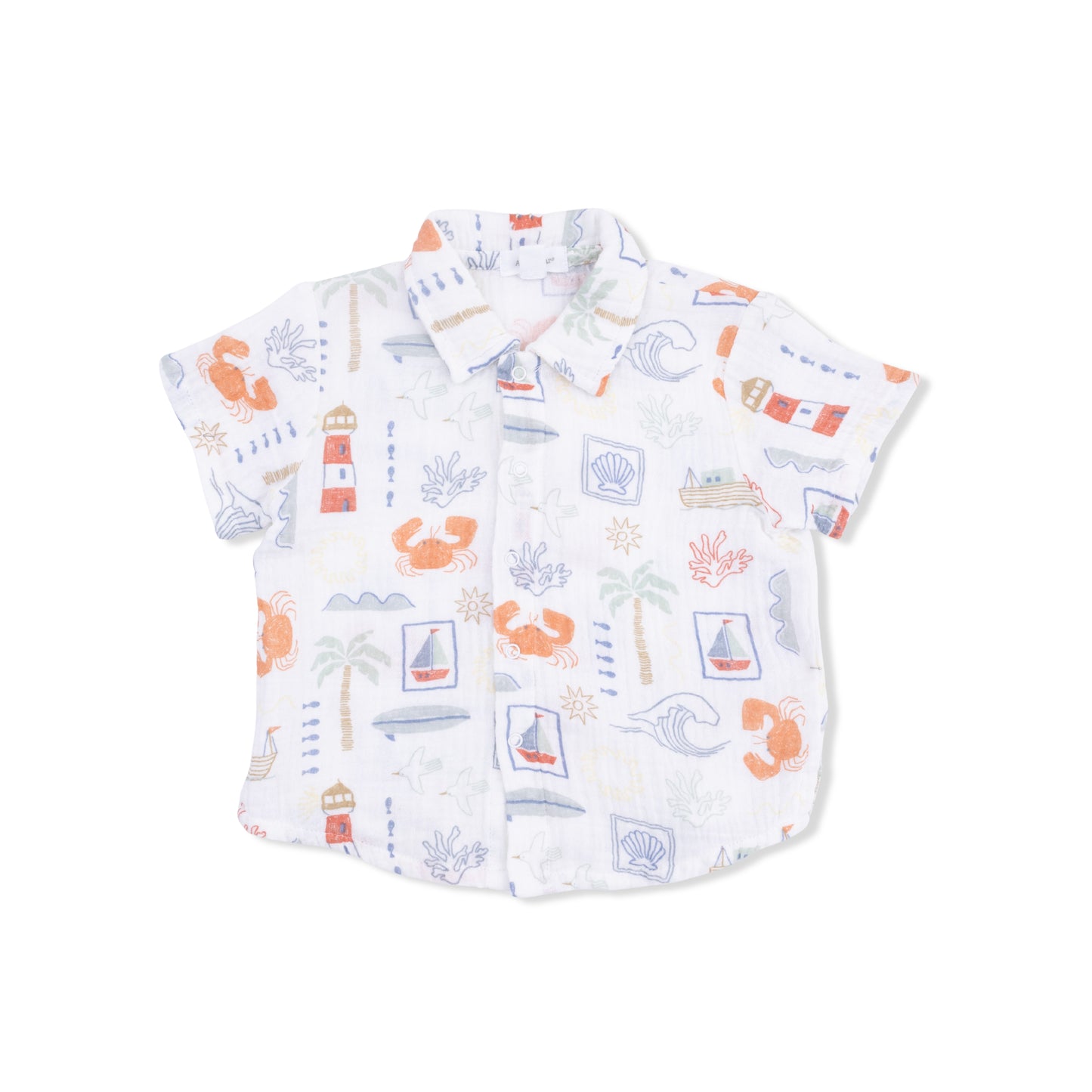 Club Mediterranean  - Polo Button Up with Casual Short-Angel Dear