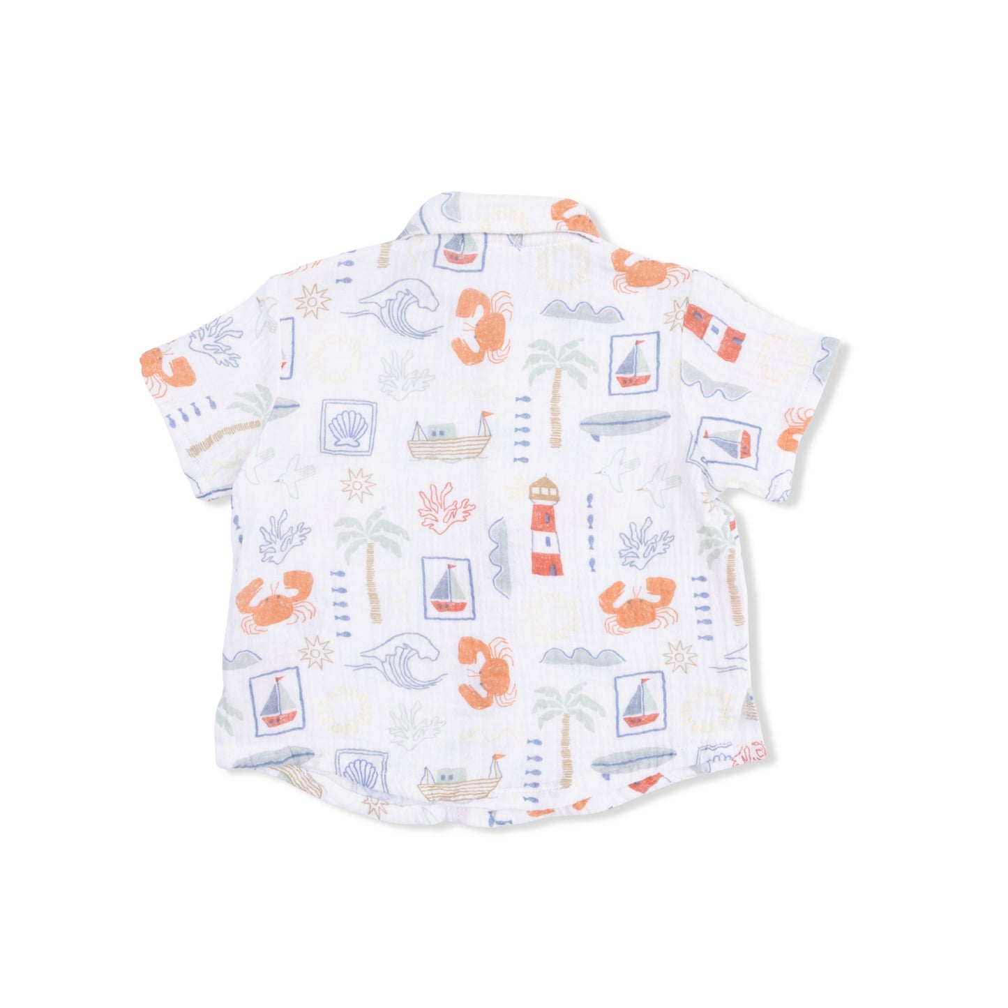 Club Mediterranean  - Polo Button Up with Casual Short-Angel Dear
