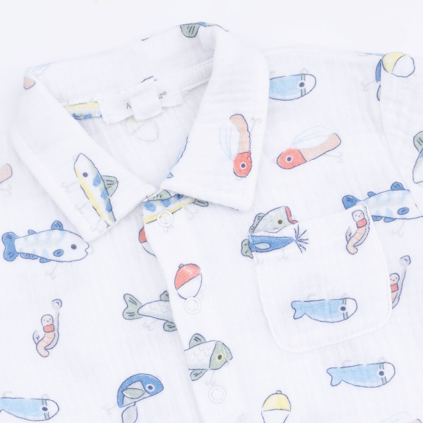 Fishing Lures - Polo Button Up with Casual Short