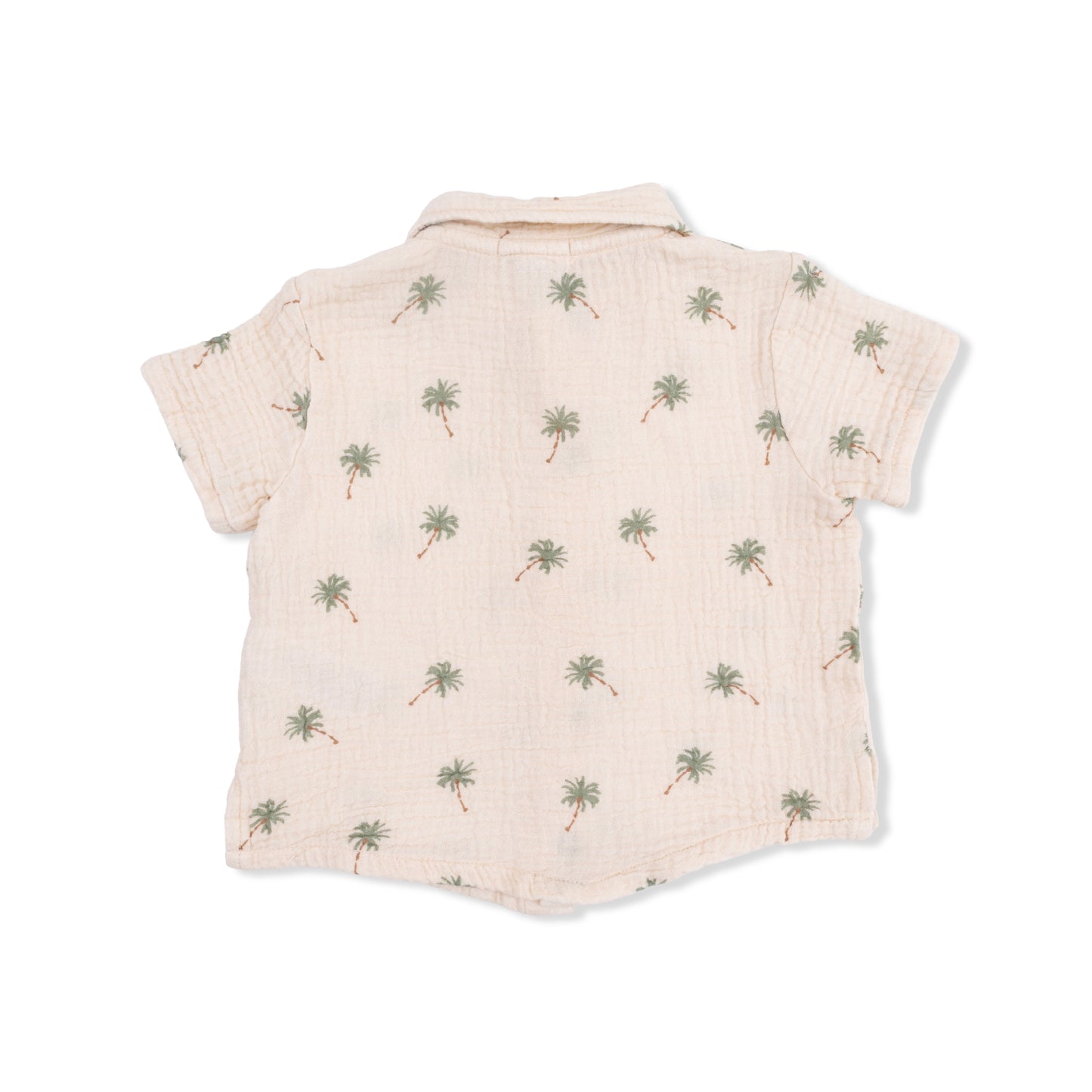 Palm Trees - Polo Button Up with Casual Short-Angel Dear