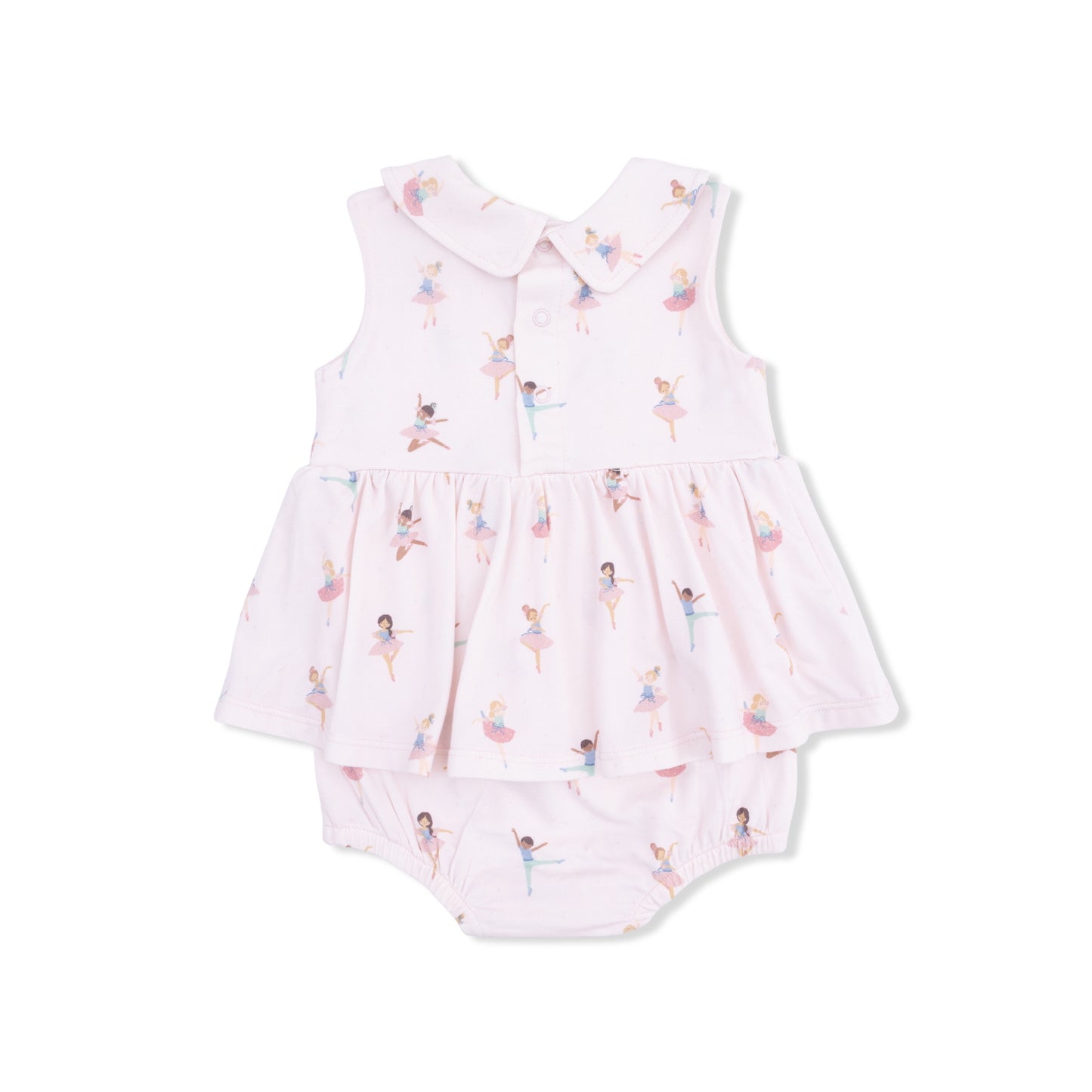 Petite Ballet  - Peter Pan Collar Bubble with Skirt-Angel Dear