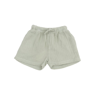 Henley with Pocket + Muslin Short - Palm Trees