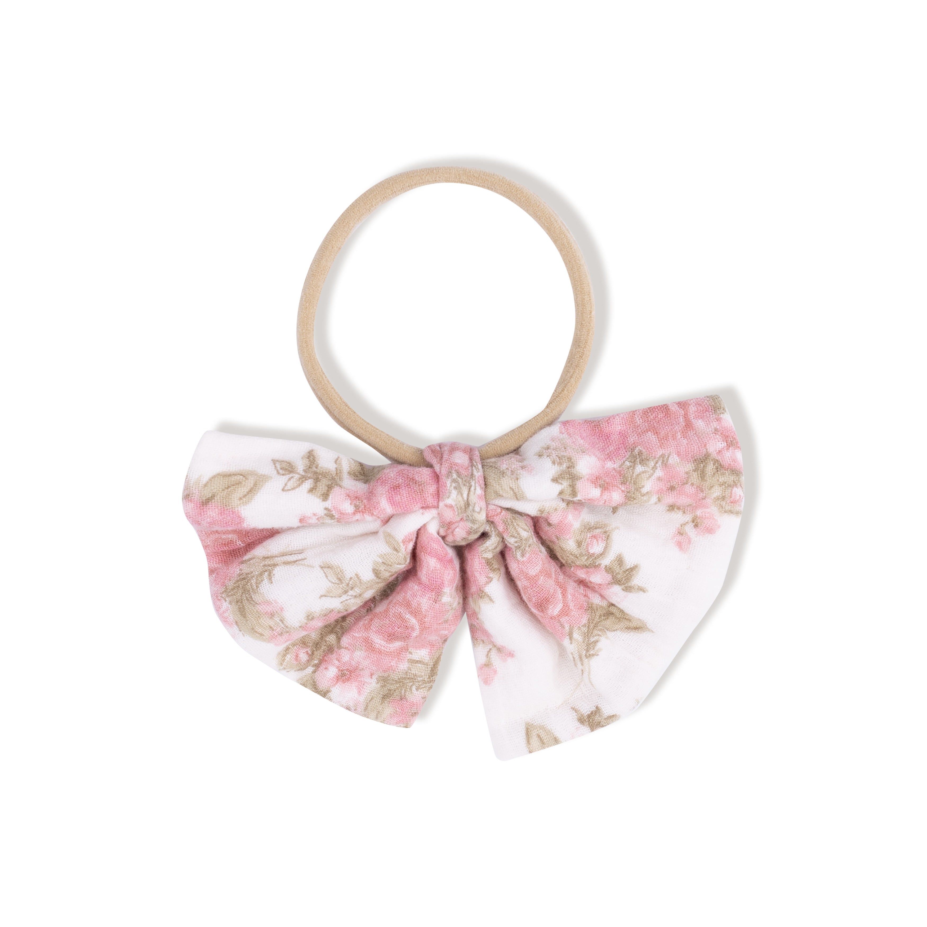 Heirloom Bouquets - Big Bow on Soft Headband