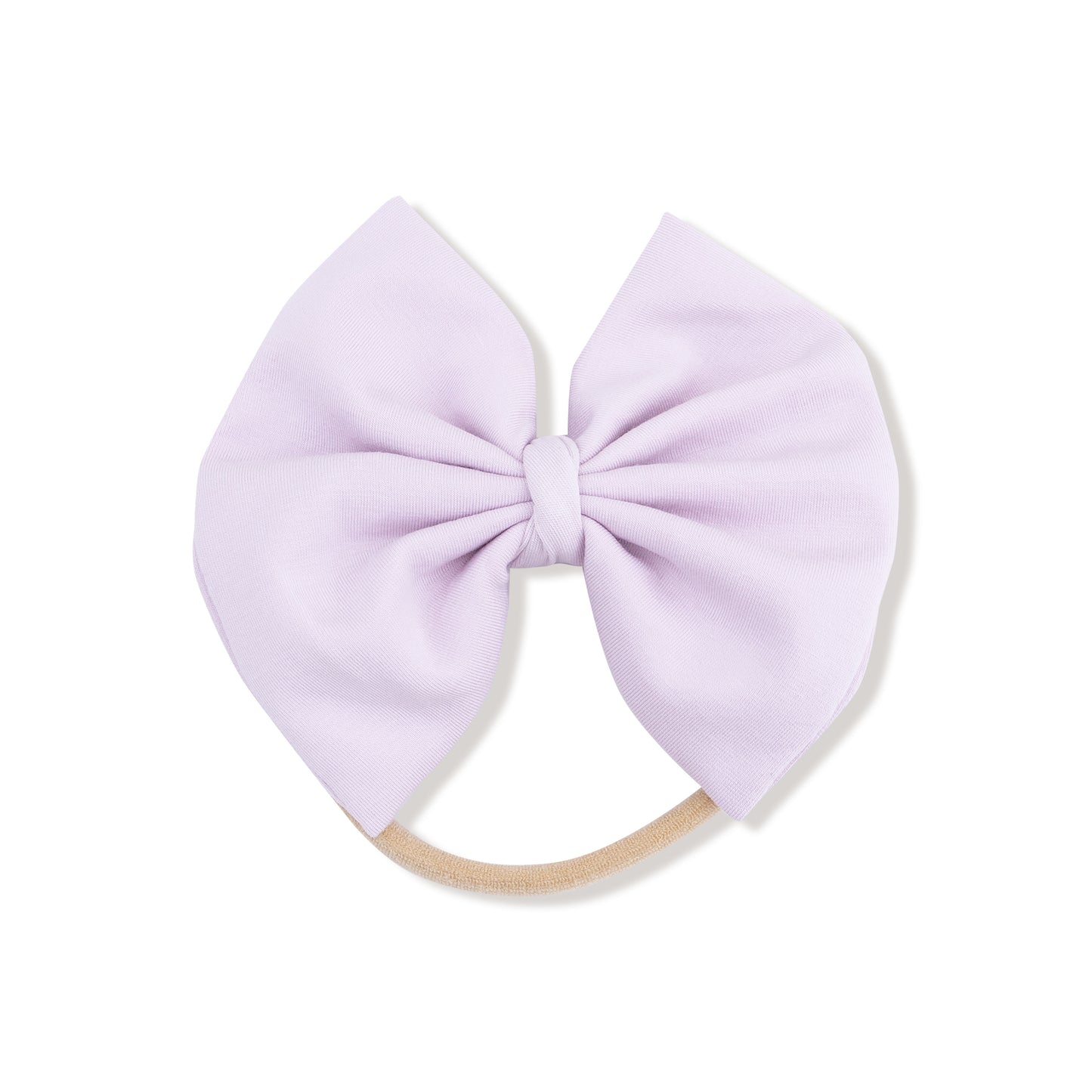 Big Bow on Soft Headband in our Orchid Hush print from Angel Dear