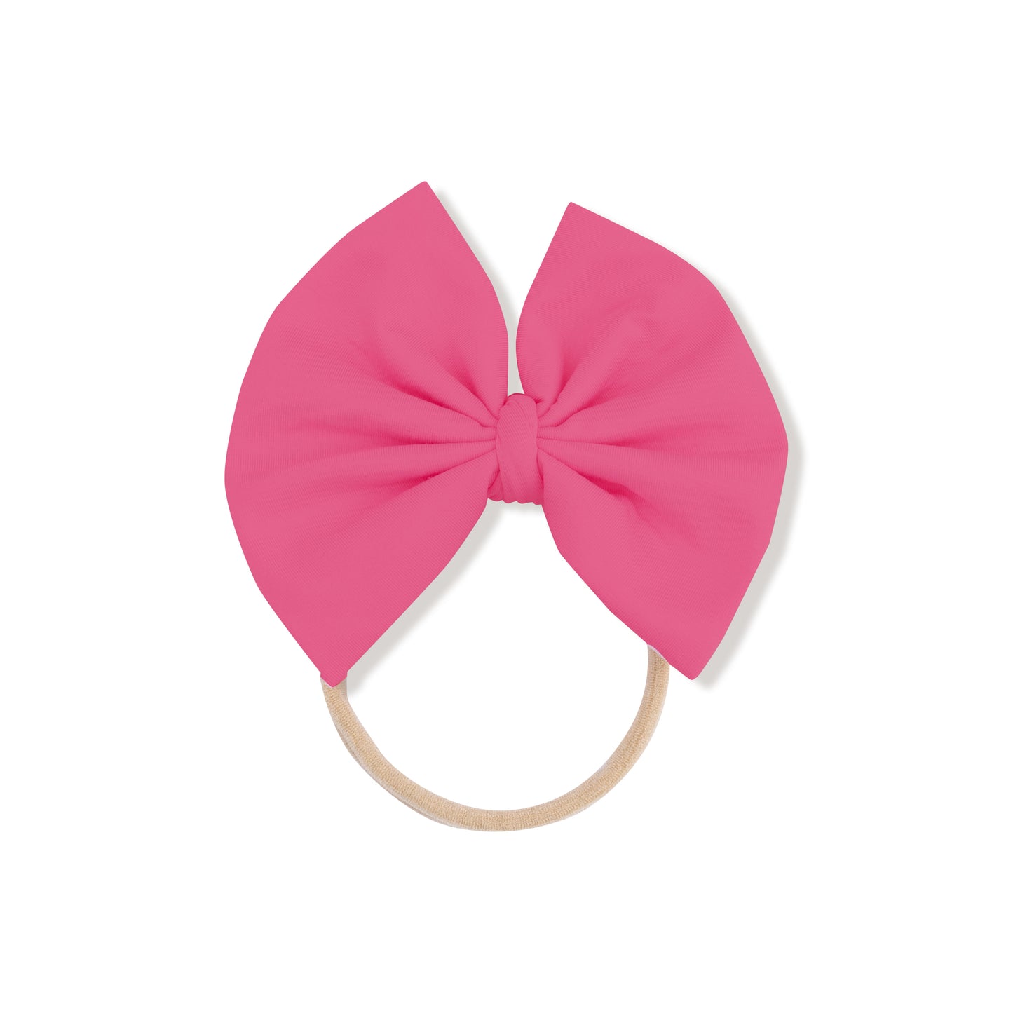 Big Bow on Soft Headband in our Pink Power print from Angel Dear