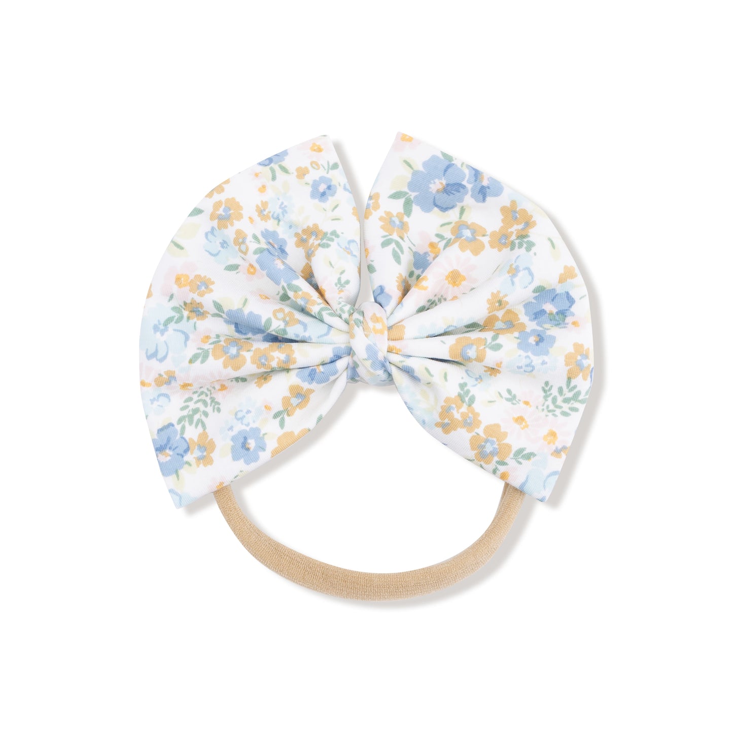 Big Bow on Soft Headband in our  Sweet Rose Calico print from Angel Dear