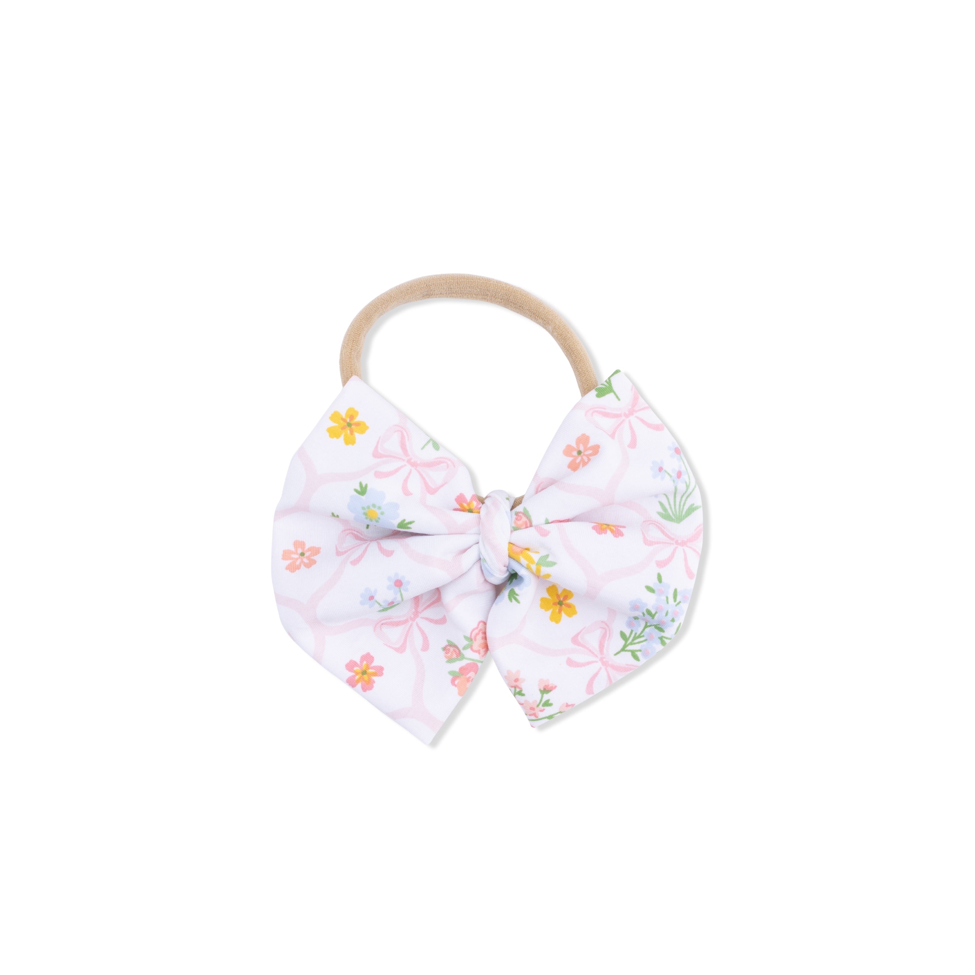 Spring Blooms Bow Trellis - Bow on Headband-Angel Dear