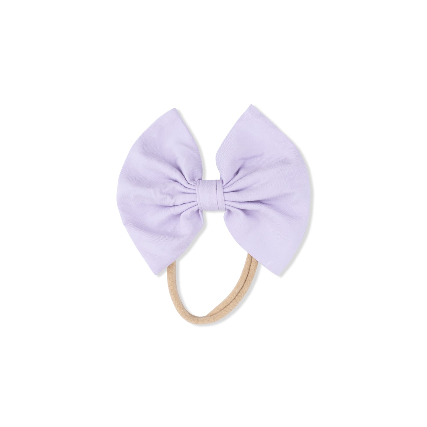 Solid Orchid Petal - Bow on Headband-Angel Dear