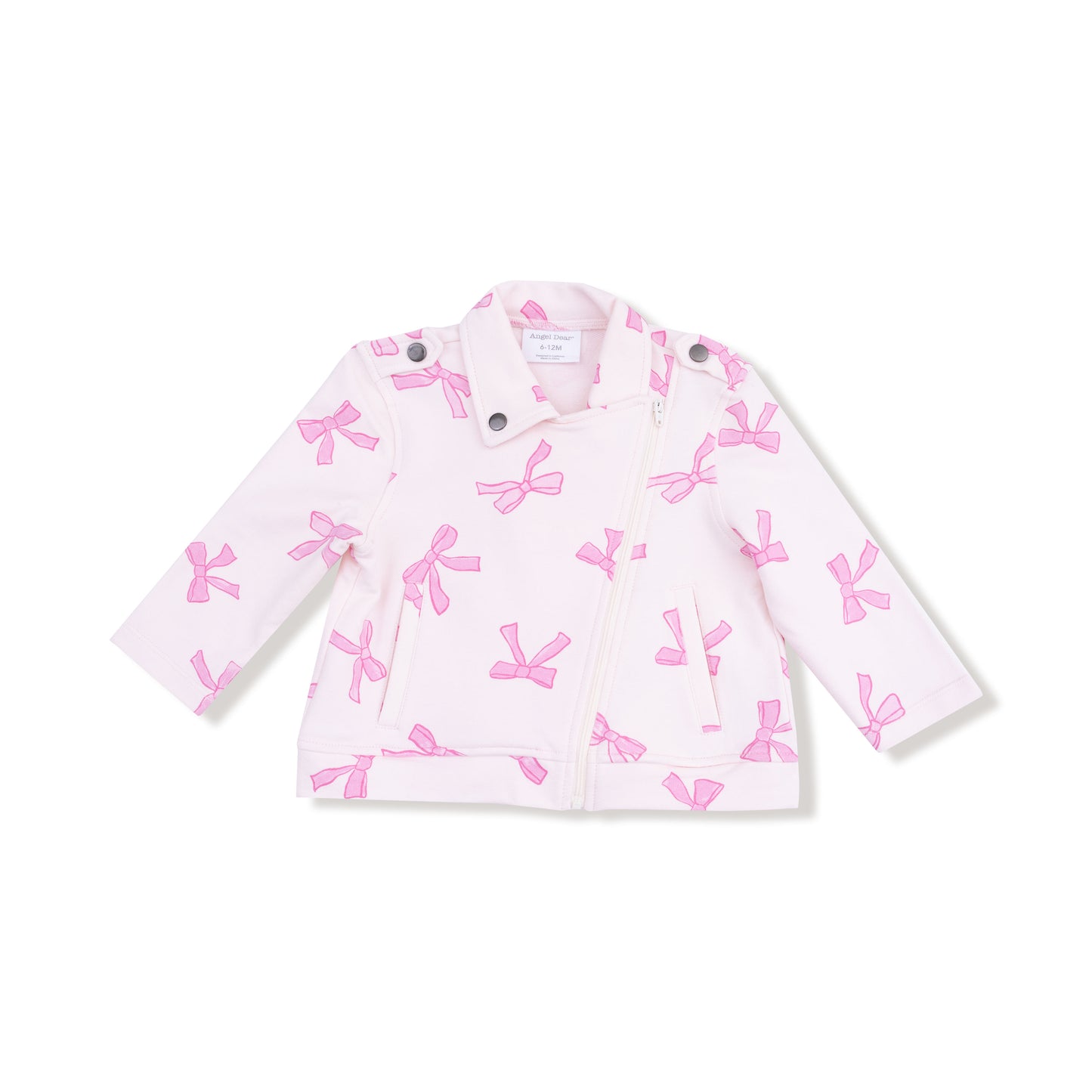 Motorcycle Jacket in our Pretty Bows print from Angel Dear