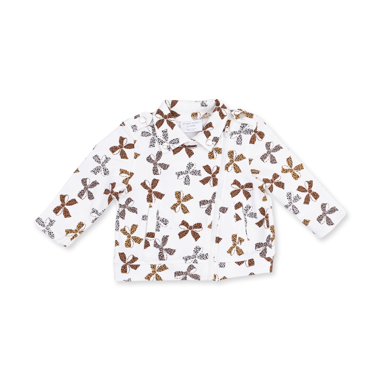 Leopard French Terry - Motorcycle Jacket