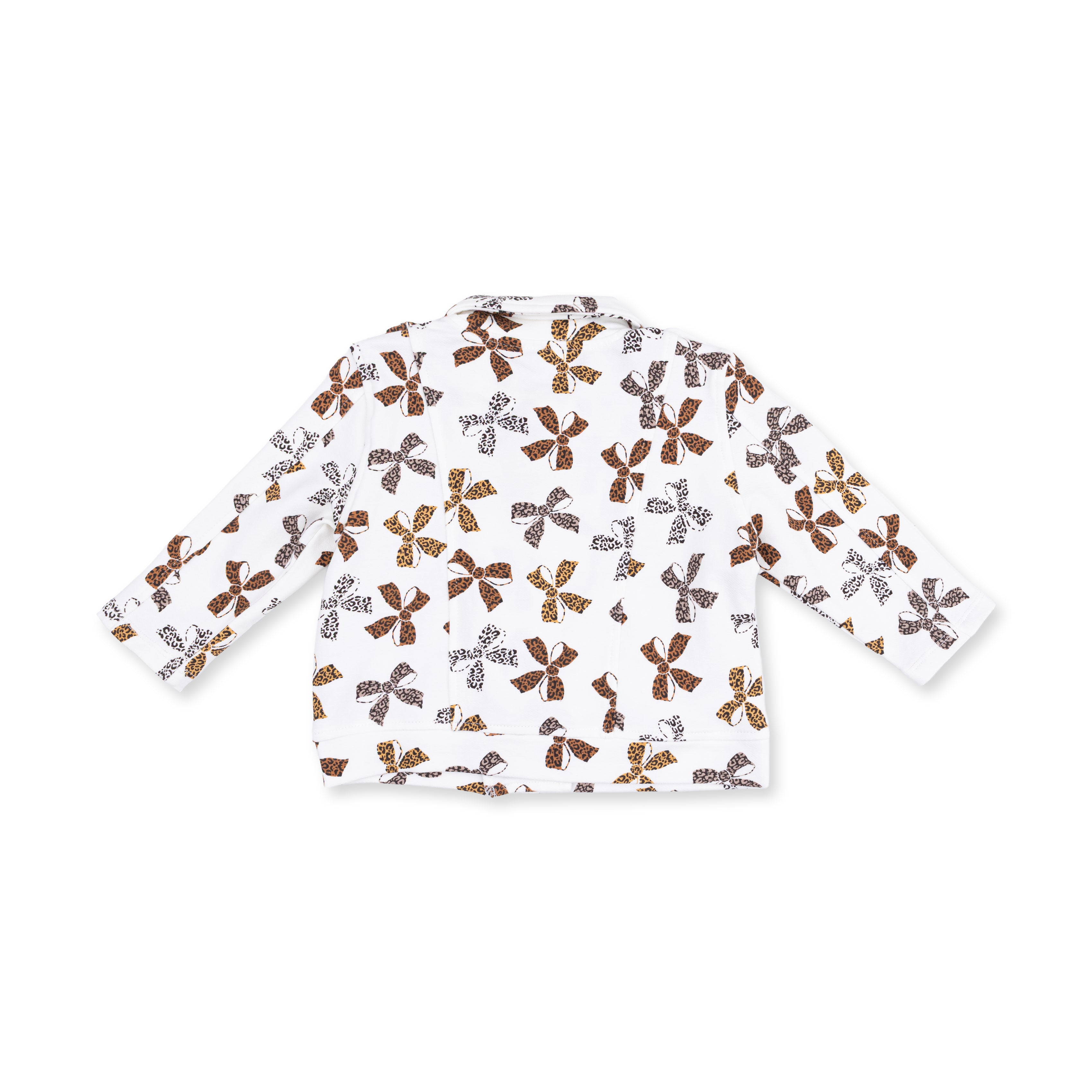 Leopard French Terry - Motorcycle Jacket
