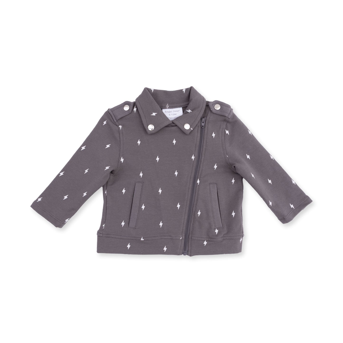 Lightning Bolt French Terry - Motorcycle Jacket